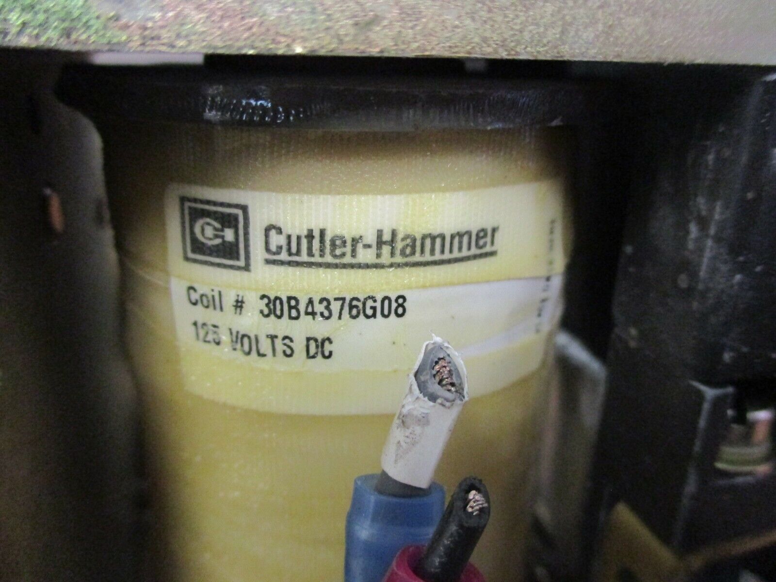 Cutler-Hammer Contactor ME410C 125VDC Coil Used