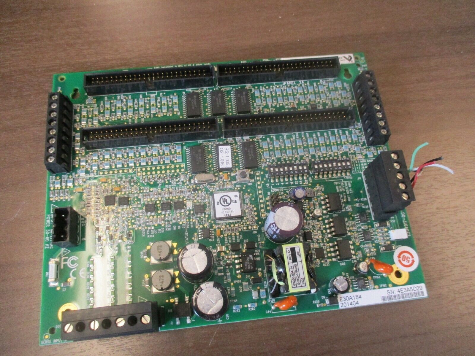 Veris E30 Series Panelboard Monitoring Control Board E30A184 201404 Used