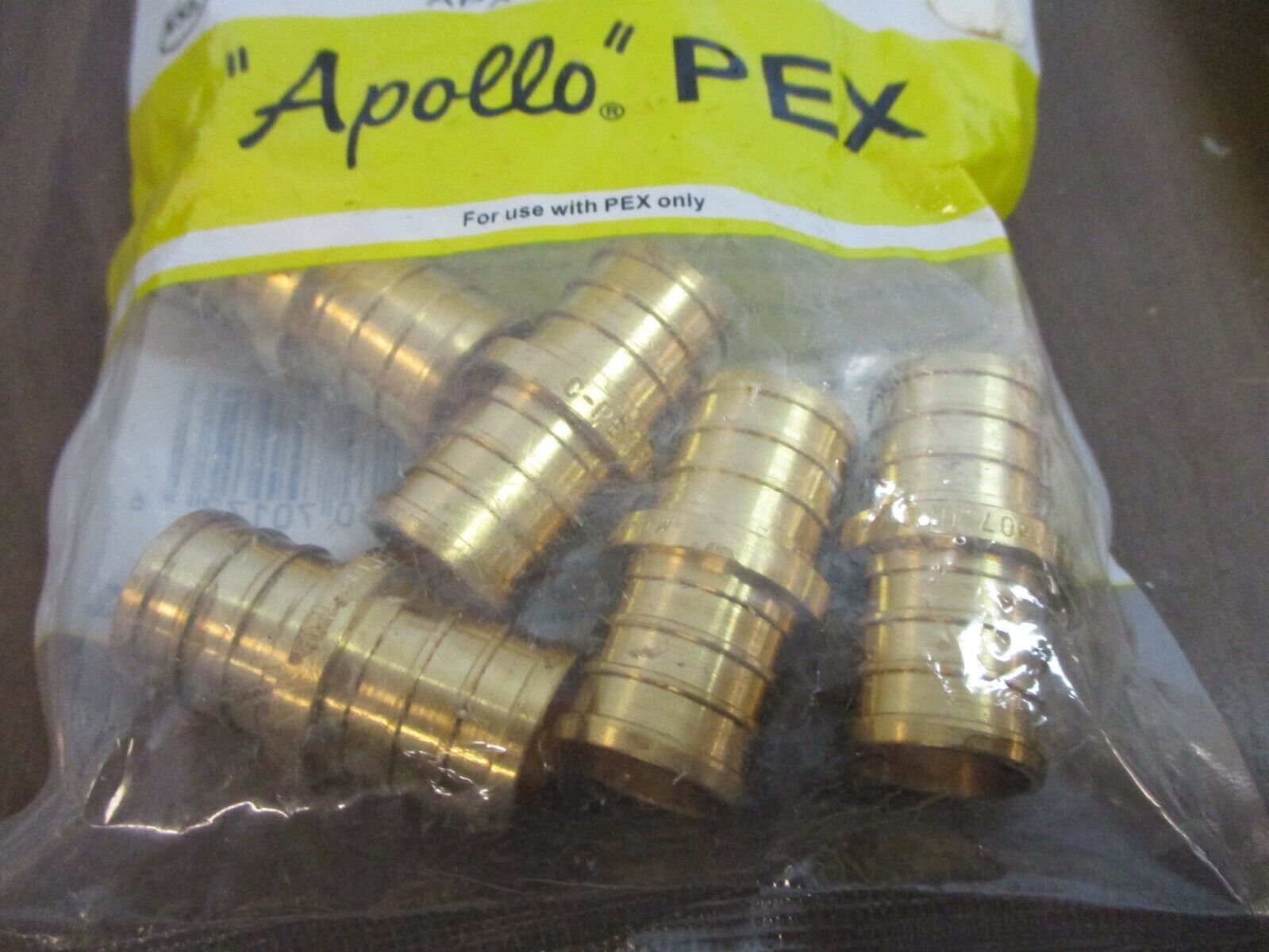 Apollo PEX Coupling APXC34345PK 3/4" x 3/4" *2 Bags of 5* New Surplus