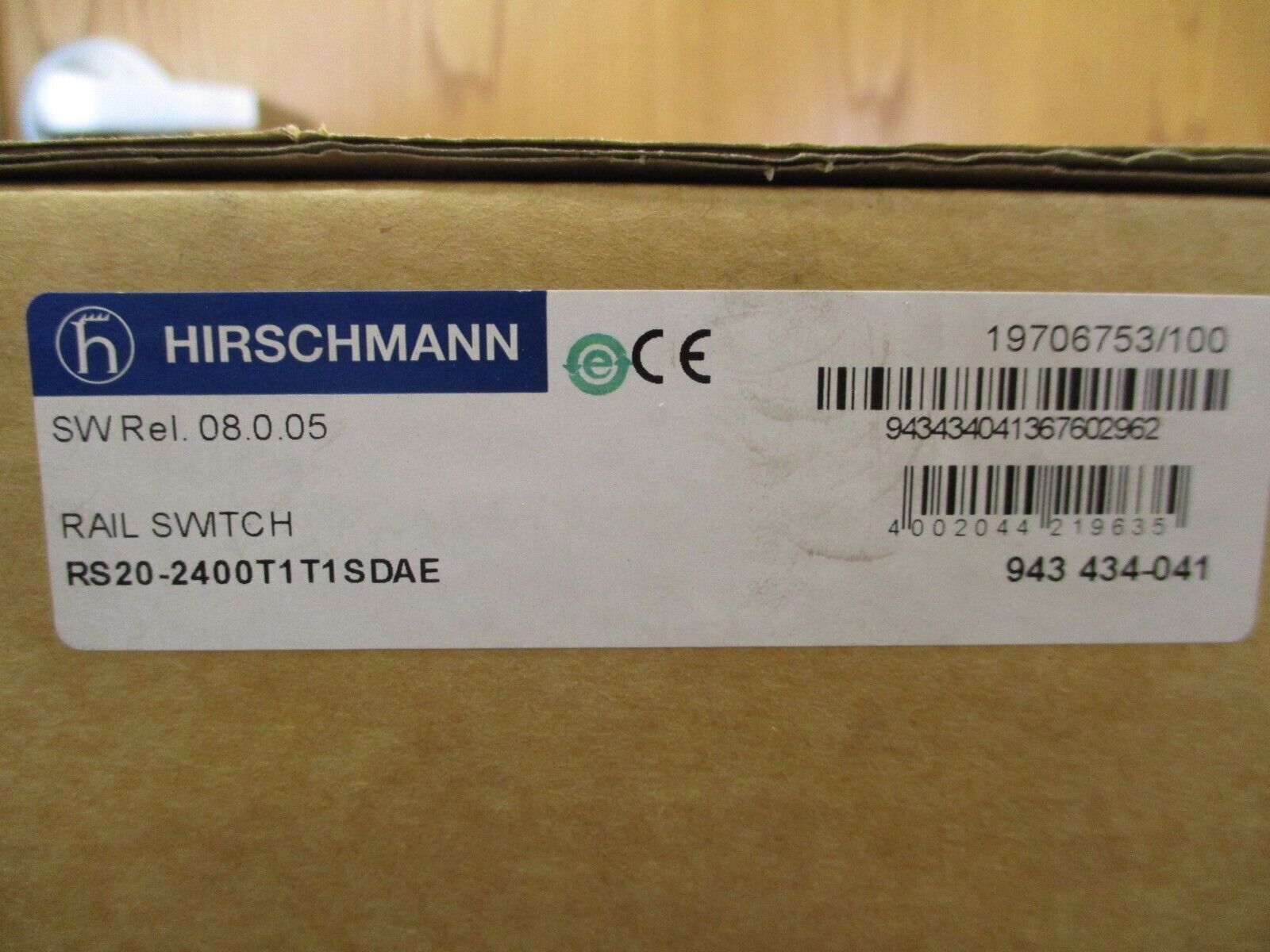 Hirschmann Managed Industrial Ethernet Switch RS20-2400T1T1SDAE SW Rel. 08.0.05