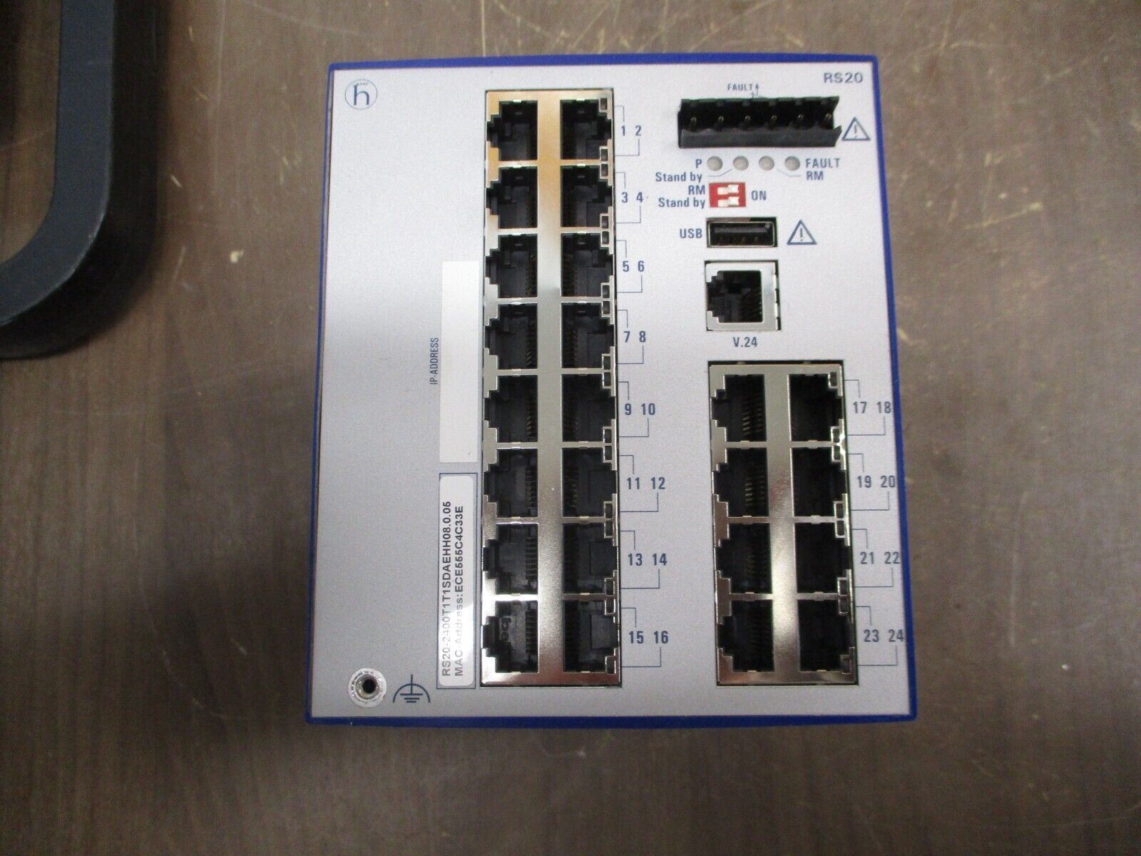 Hirschmann Managed Industrial Ethernet Switch RS20-2400T1T1SDAE SW Rel. 08.0.05
