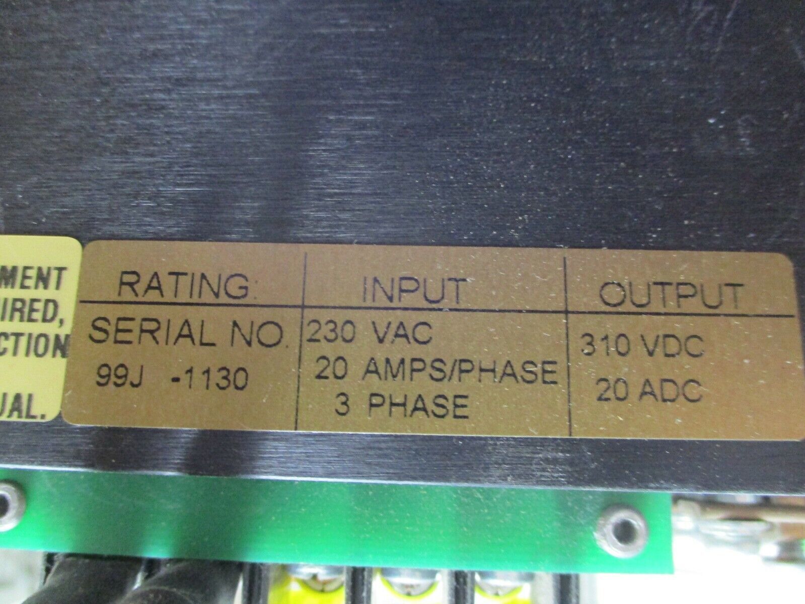 Kollmorgen PSR Power Supply PSR4/5A-220-0401 Used