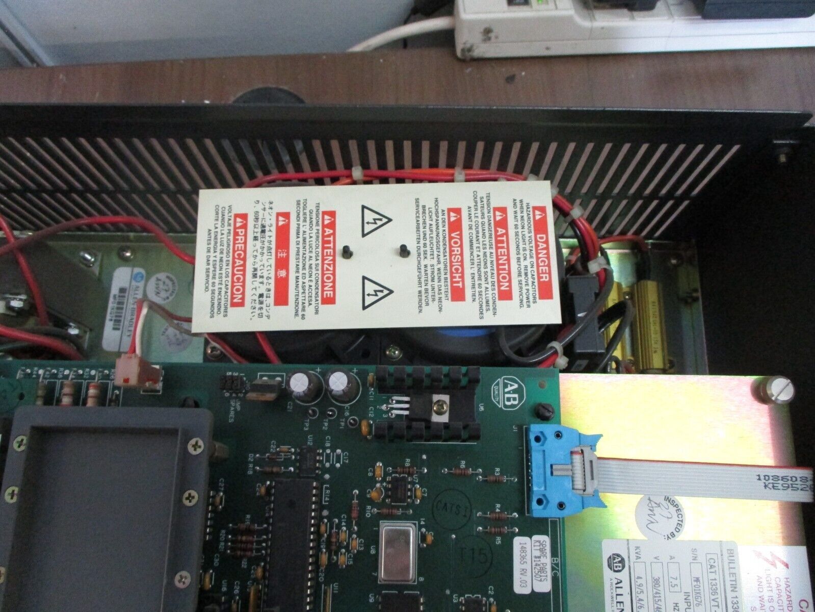 Allen-Bradley 1336VT AC Drive 1336VT-B005-EAN-S1 Ser. A 5HP 3Ph Used