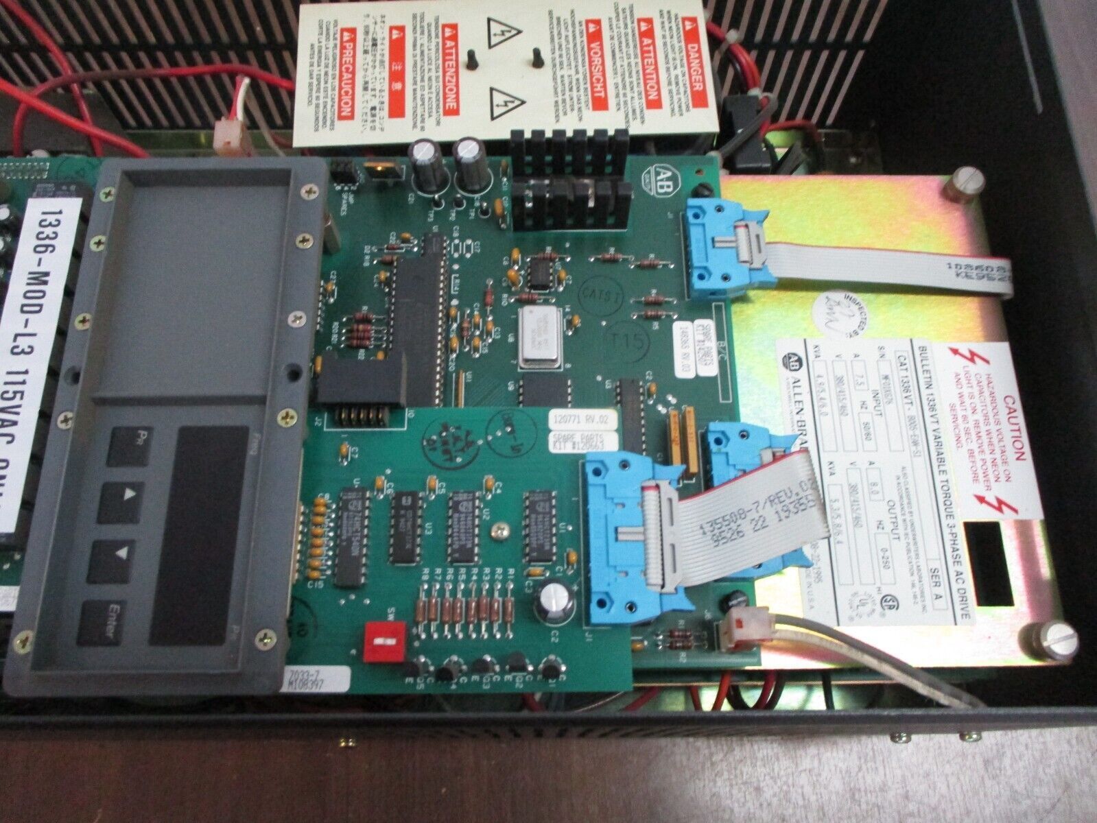 Allen-Bradley 1336VT AC Drive 1336VT-B005-EAN-S1 Ser. A 5HP 3Ph Used