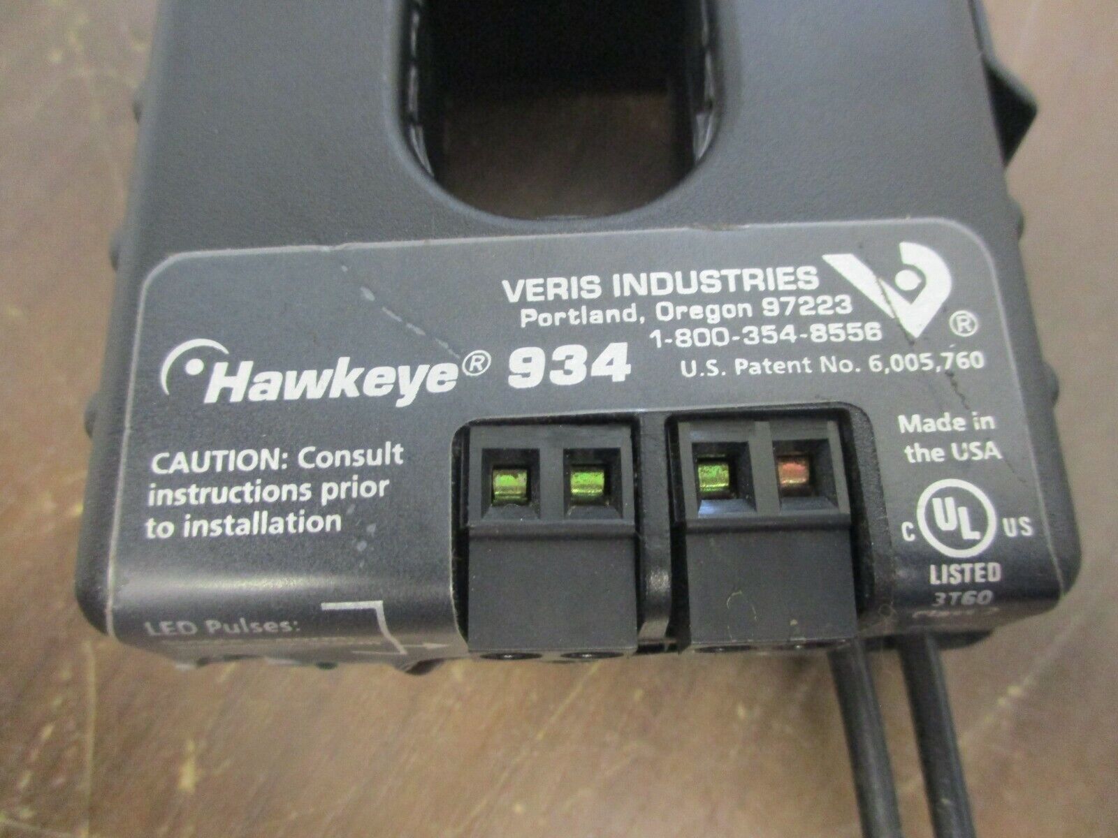 Veris Hawkeye Sensor 934 24V Relay Coil Used
