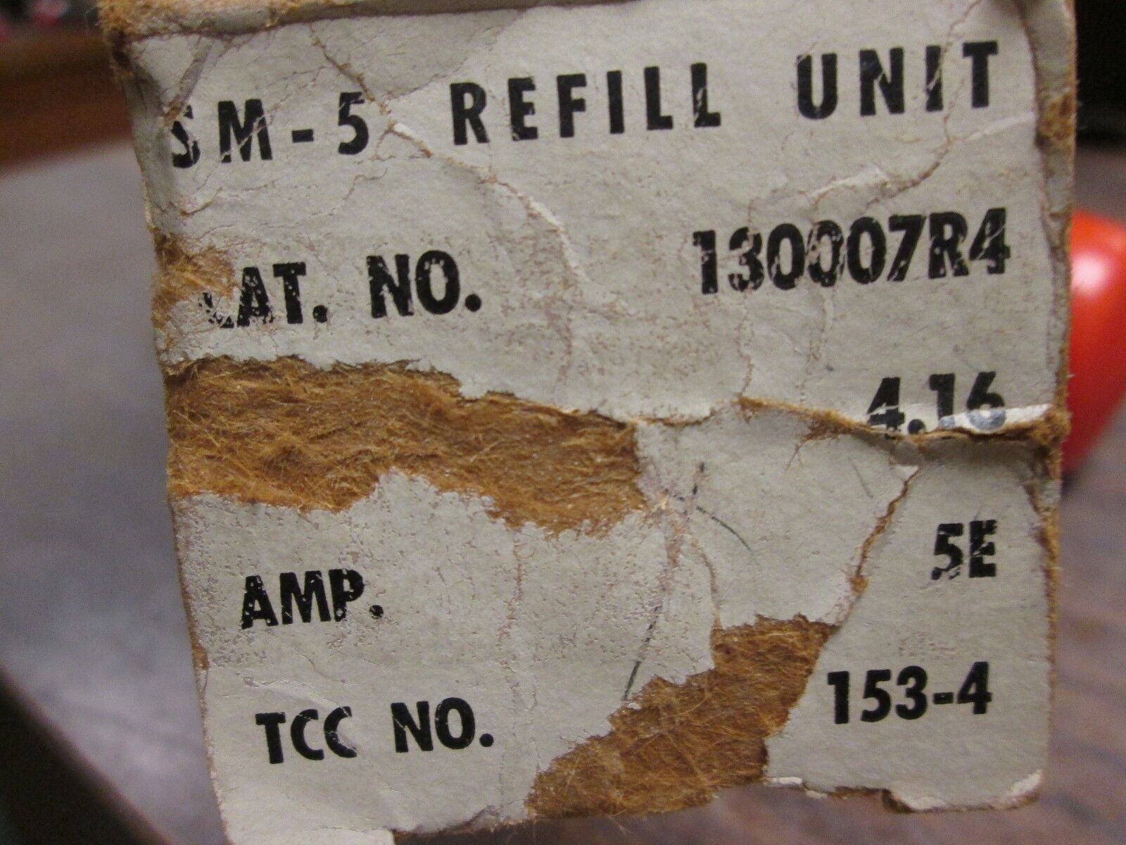 S&C SM-5 Power Fuse Refill Unit 130007-R4 4.16KV .5A New Surplus