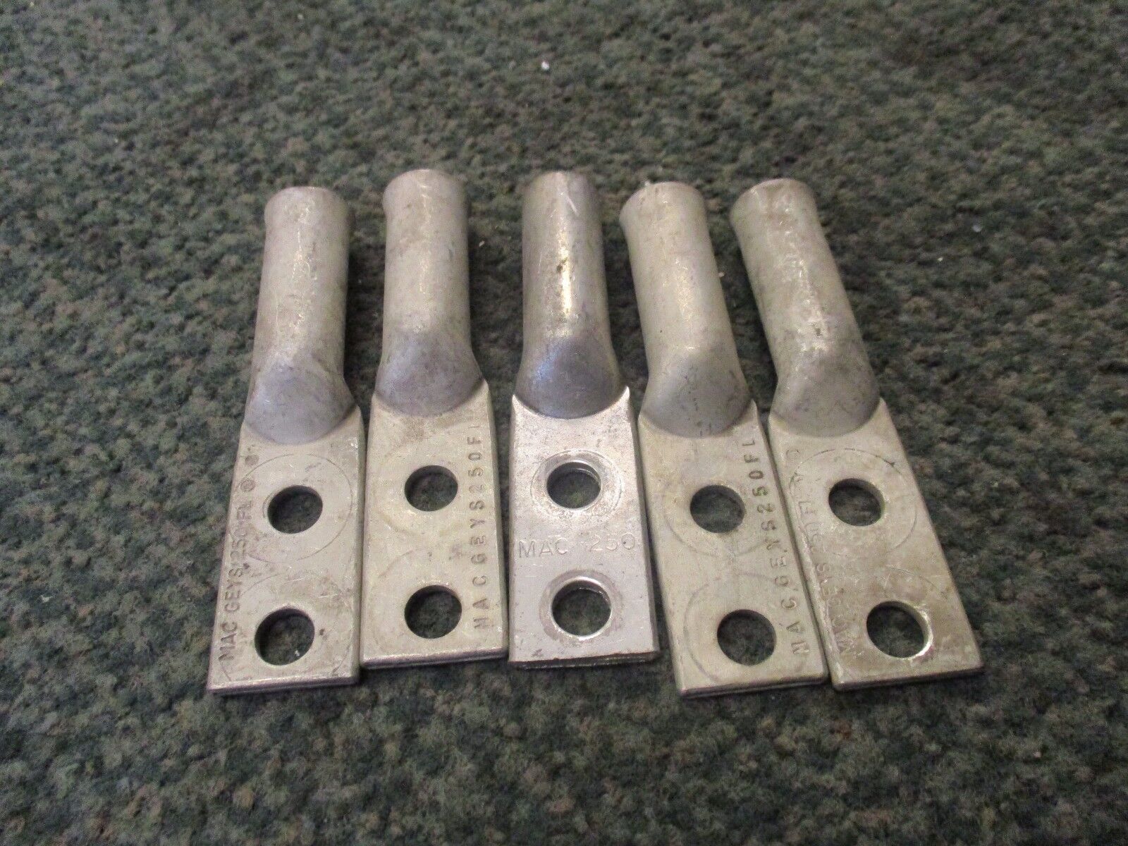 MAC Crimp Lug 250FL "Lot of 5" New Surplus
