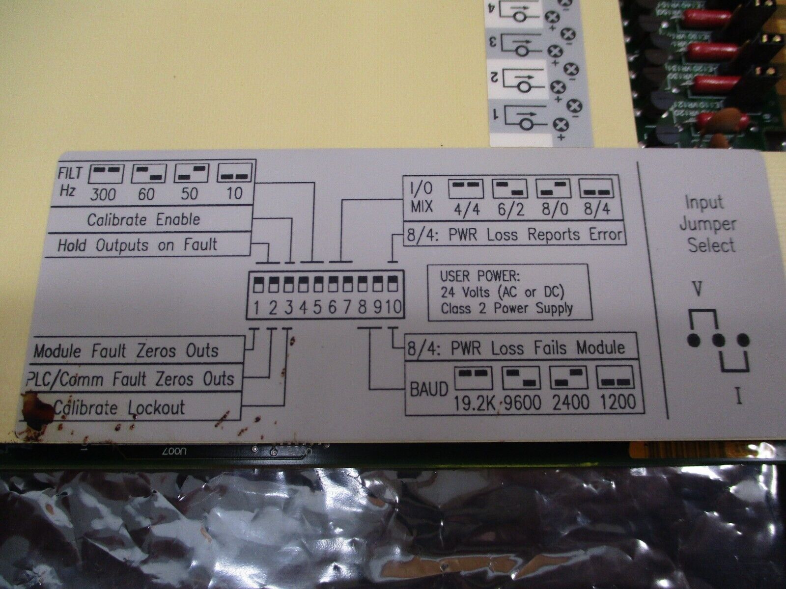 Siemens Analog I/O Module 505-7012 8 in 4 out Used