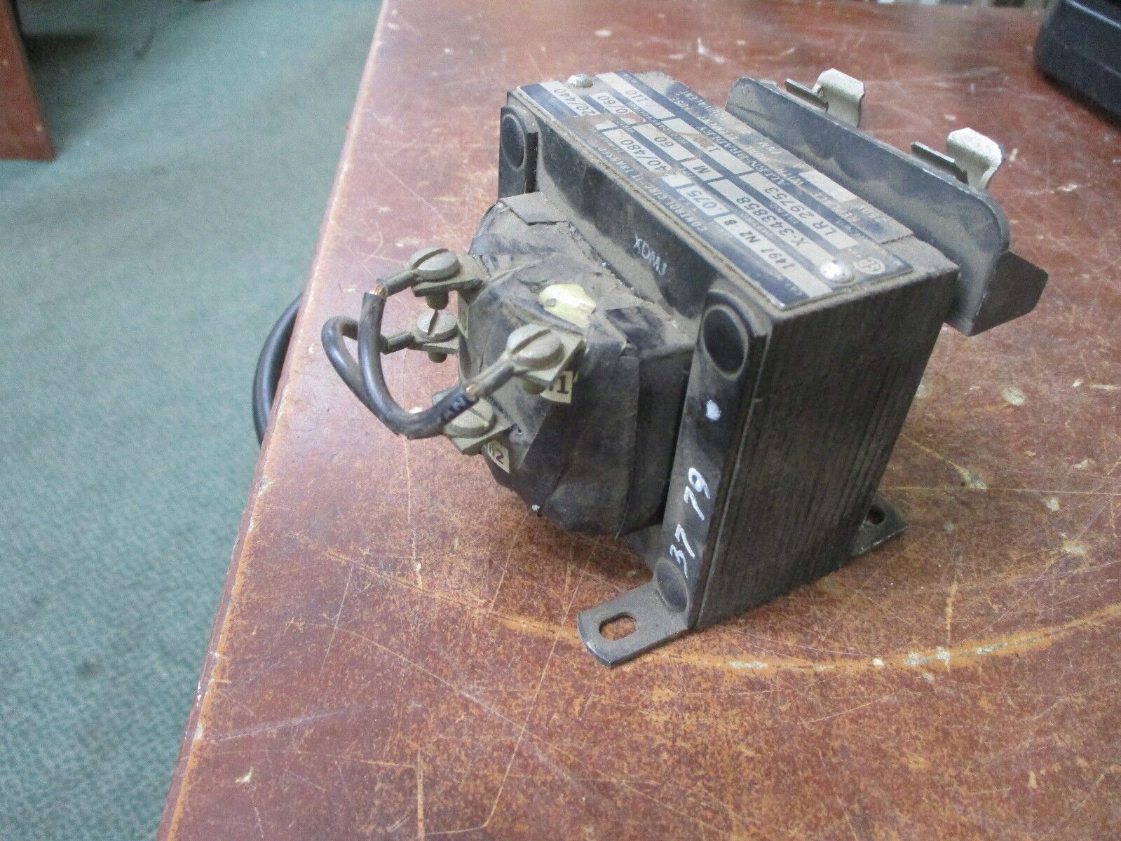Allen-Bradley Type M Control Transformer X-343858 0.075KVA Pri:240/480V Sec:120V