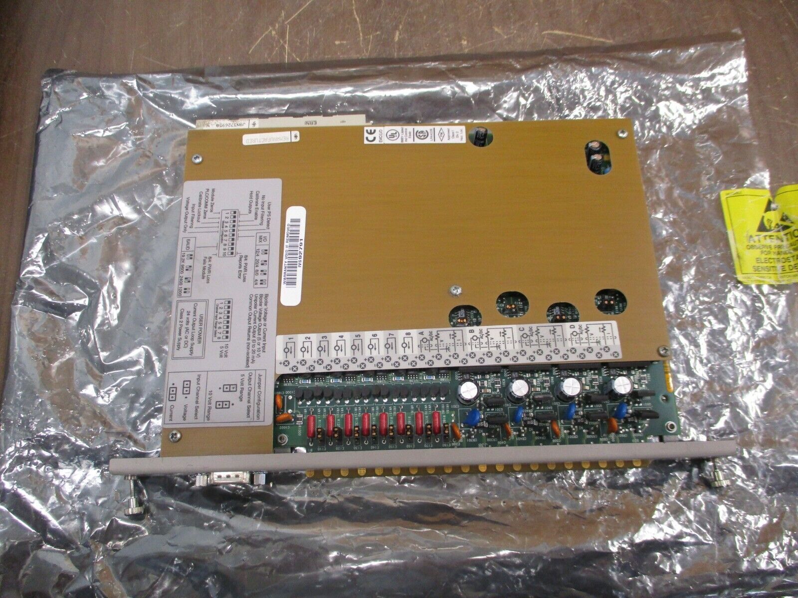 Siemens Bipolar Analog Module 505-7016 8in/4out Used