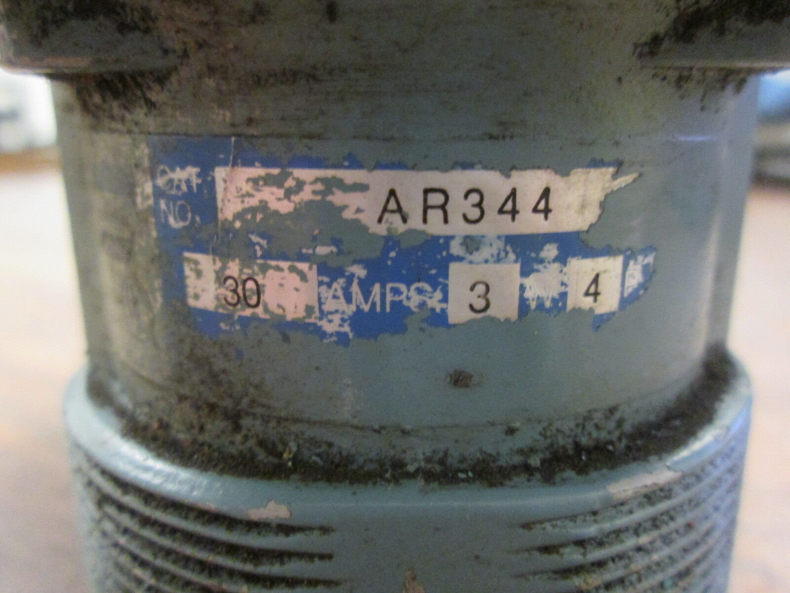 Crouse-Hinds Receptacle w/ Body AR-344 30A, 600V 3W 4P Used