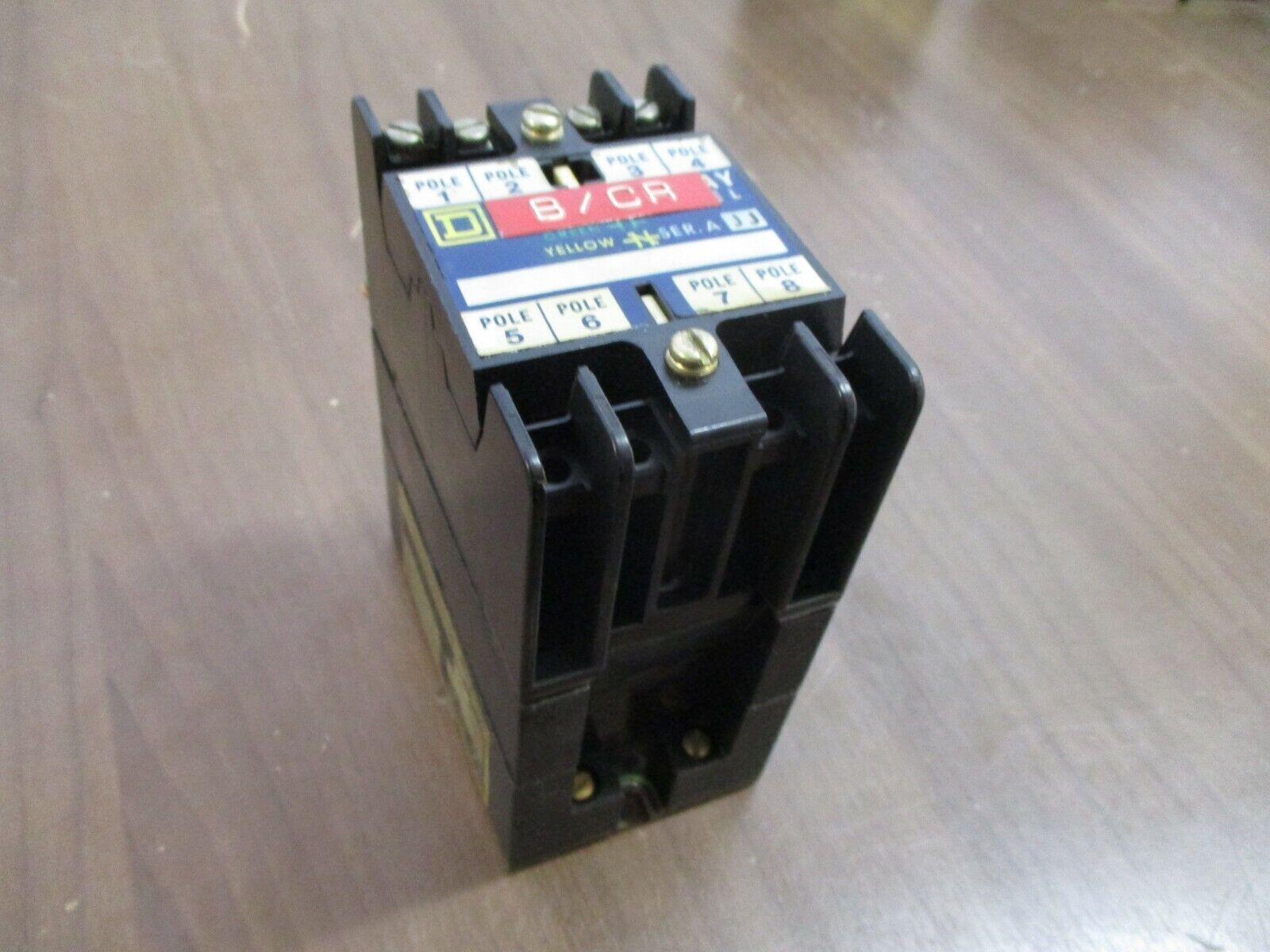 Square D Control Relay 8501 L0-40 A JJ Ser. A 8P 10A 600V Used