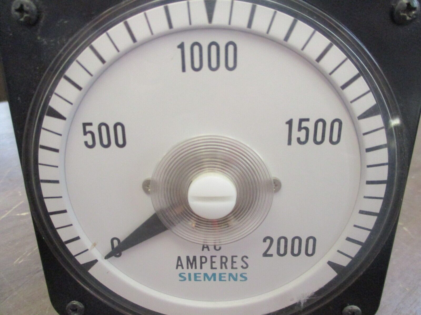 Siemens/Yokogawa AC Ammeter 103131LSTM7RGJ/P Range: 0-2000A Used