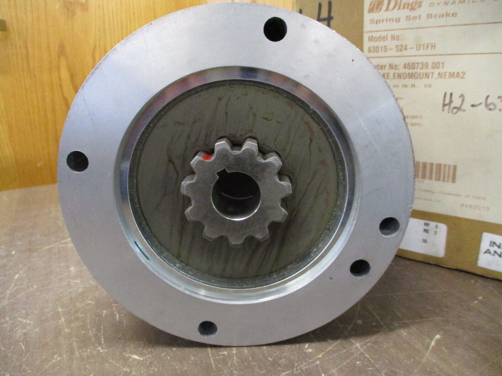 Dings Spring Set Brake 63015-524-U1FH 15 lbft Torque 230/460V New Surplus