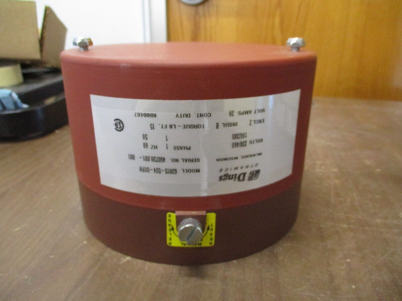 Dings Spring Set Brake 63015-524-U1FH 15 lbft Torque 230/460V New Surplus