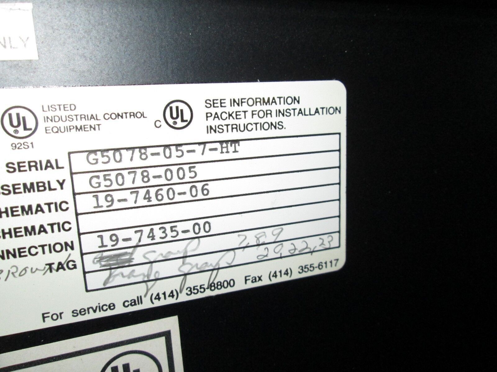 Graham AC Drive w/ Bypass IPM2001H14 10HP Used