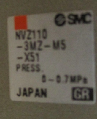 SMC Solenoid Valve NVZ110-3MZ-MS-X51 0-0.7 mpa Used
