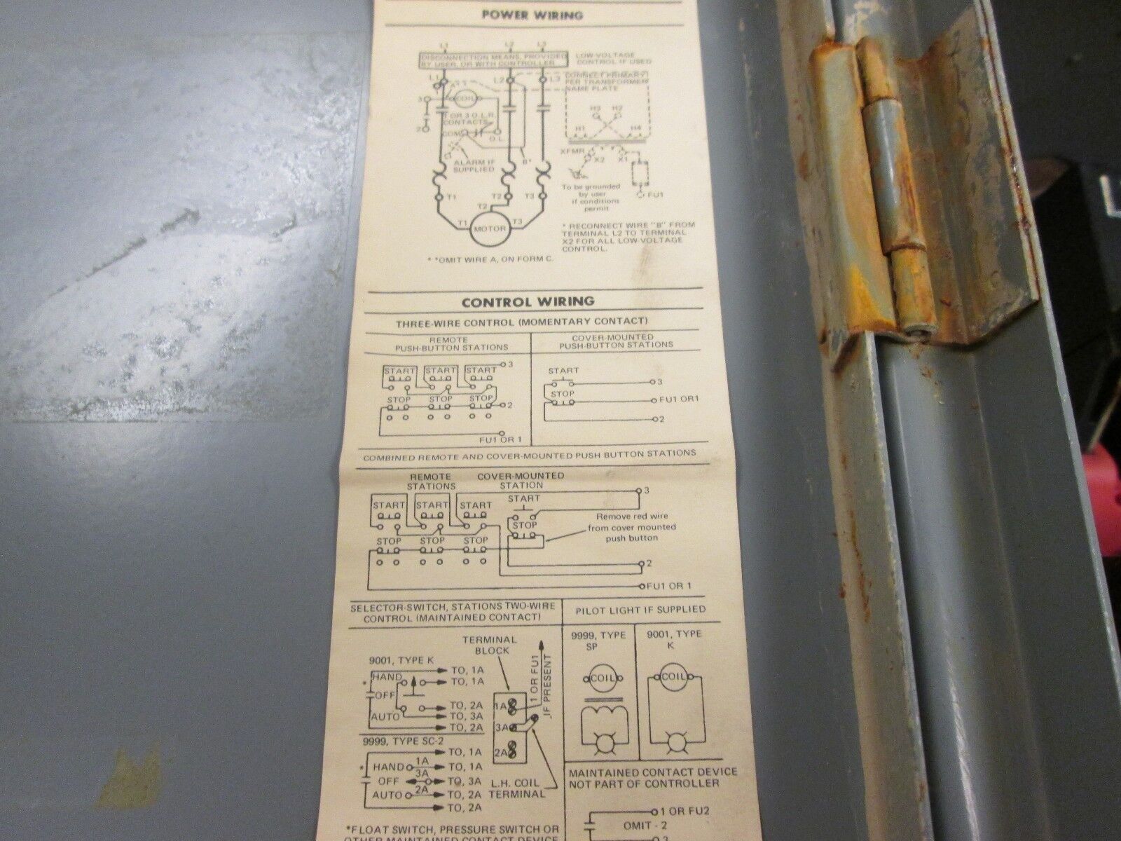 Square D Fusible Combination 8538 SBG13 30A 120V Coil Size 0 Starter Used
