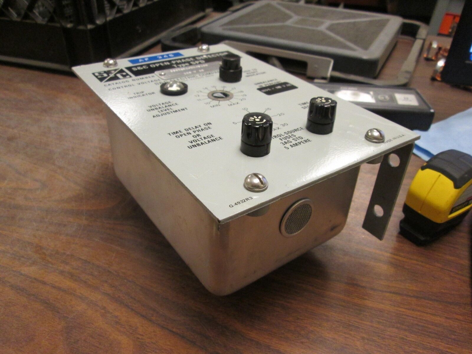 S&C Type SPD Open-Phase Detector 38870R2-DK-S108 120VAC Used