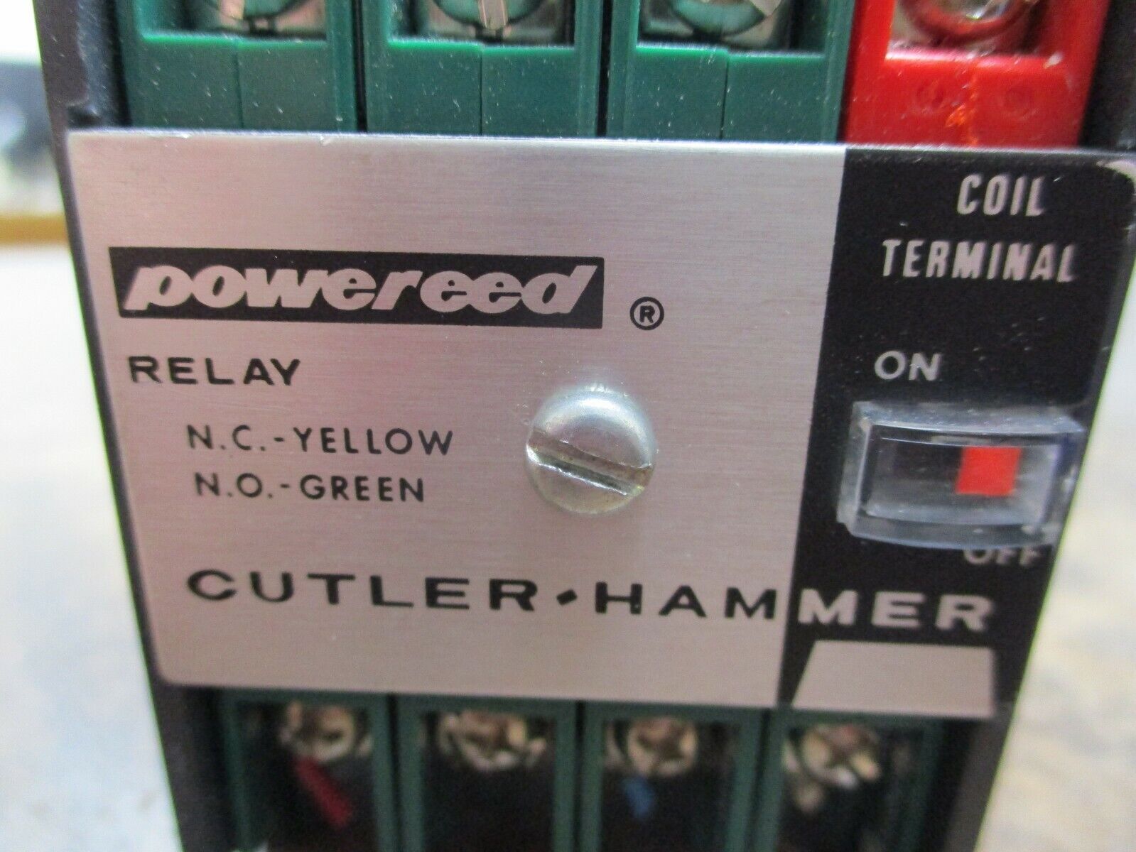 Cutler-Hammer Type R "Powereed" Relay D40RB 120V Coil Used