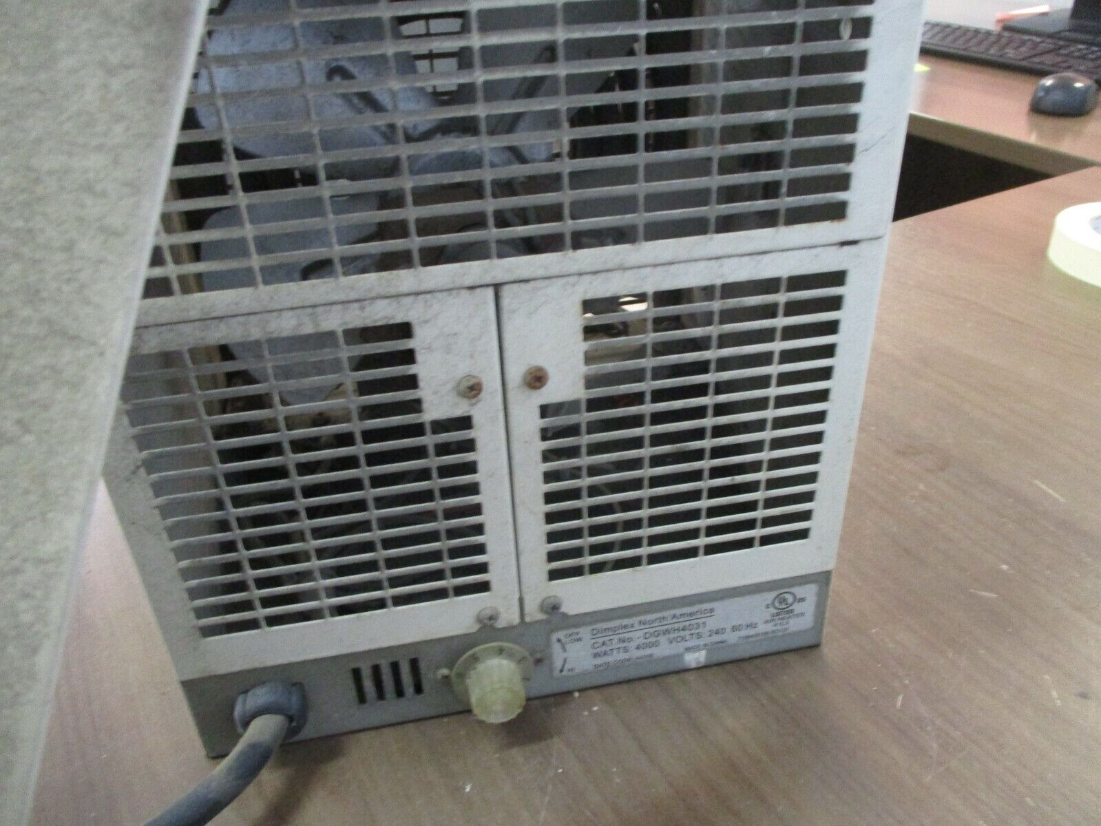 Dimplex Space Heater DGWH4031 4000W 240V 60Hz Used