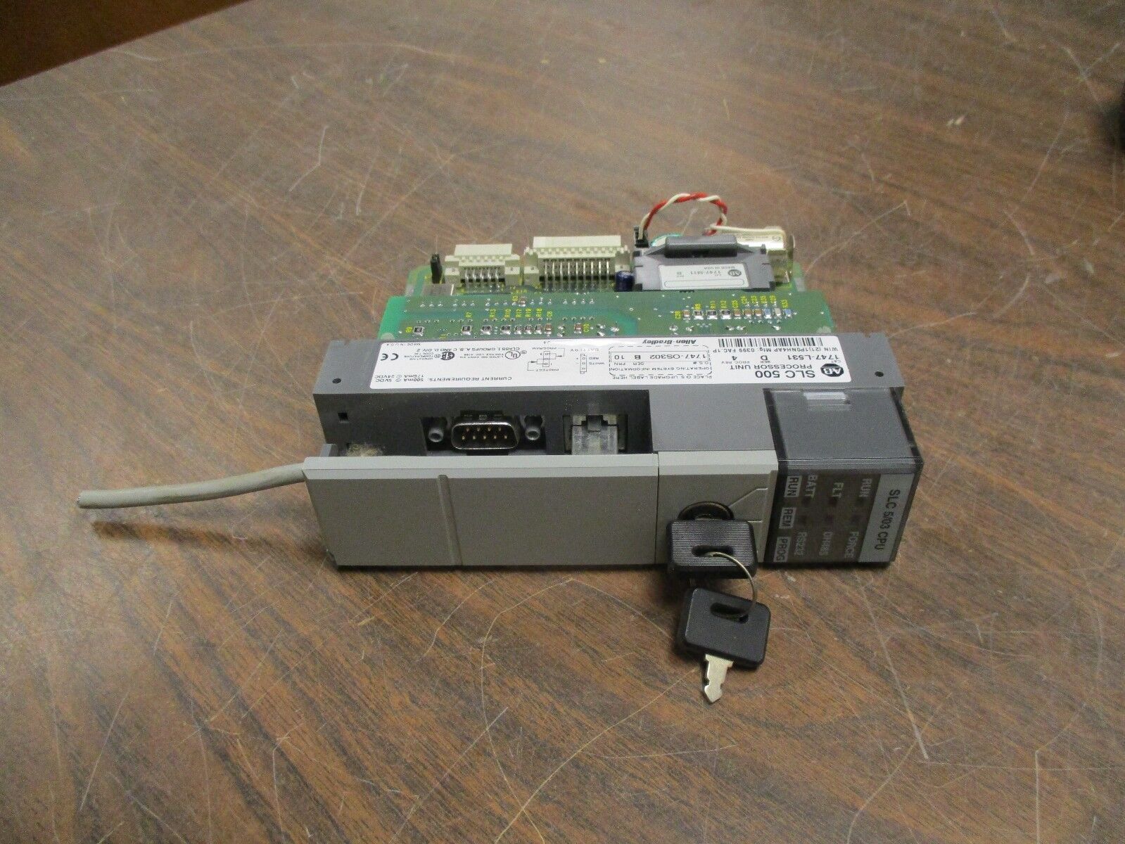 Allen-Bradley SLC 500 Processor Unit 1747-L531 Ser D Proc Rev. 4 Used