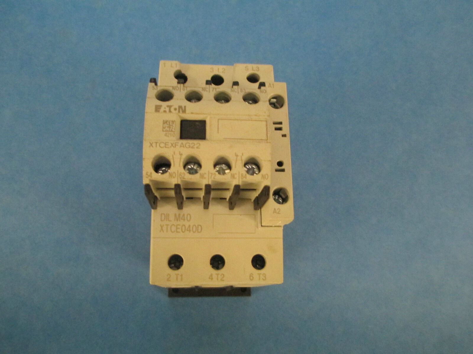 Eaton Contact XTCE040D, 40A 600V, With XTCEXFFAG22