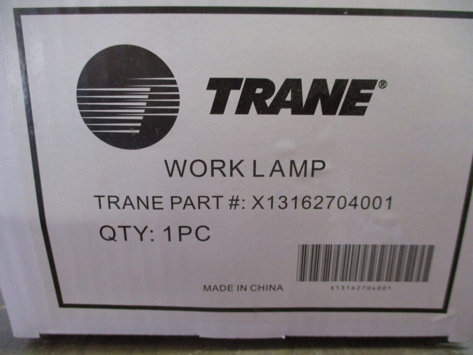 Trane LED Work Lamp X13162704001 14W 24VAC 6500k New Surplus