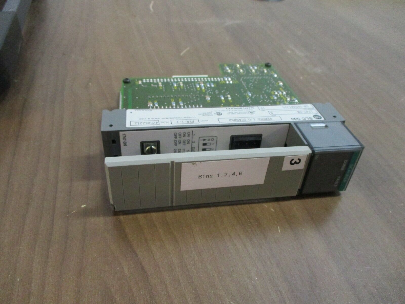 Allen-Bradley SLC 500 Remote I/O Scanner 1747-SN Ser. A FRN: 1.1 Plug: 425062212