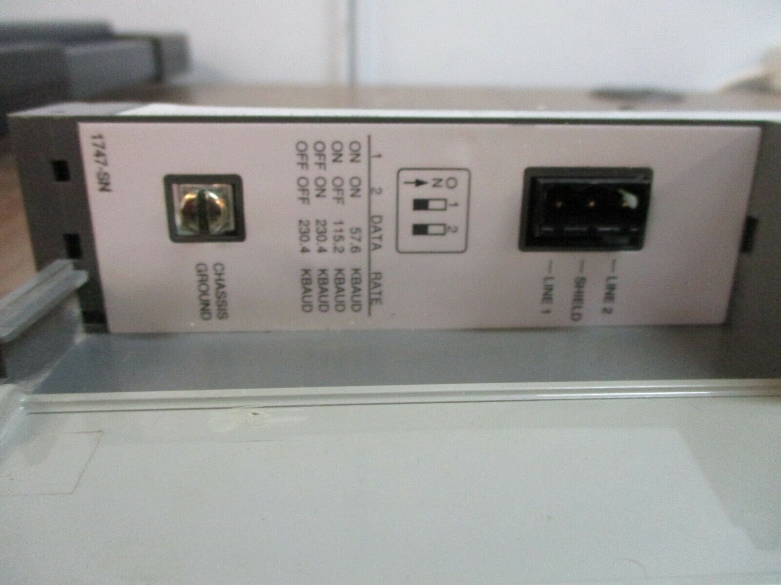Allen-Bradley SLC 500 Remote I/O Scanner 1747-SN Ser. A FRN: 1.1 Plug: 425062212