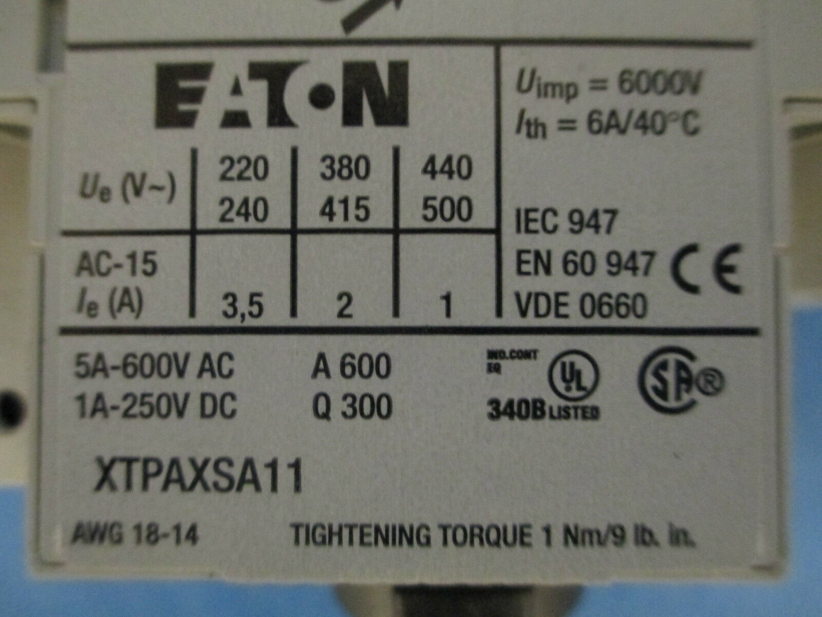 Eaton XTPR032DC1, 32A 600V