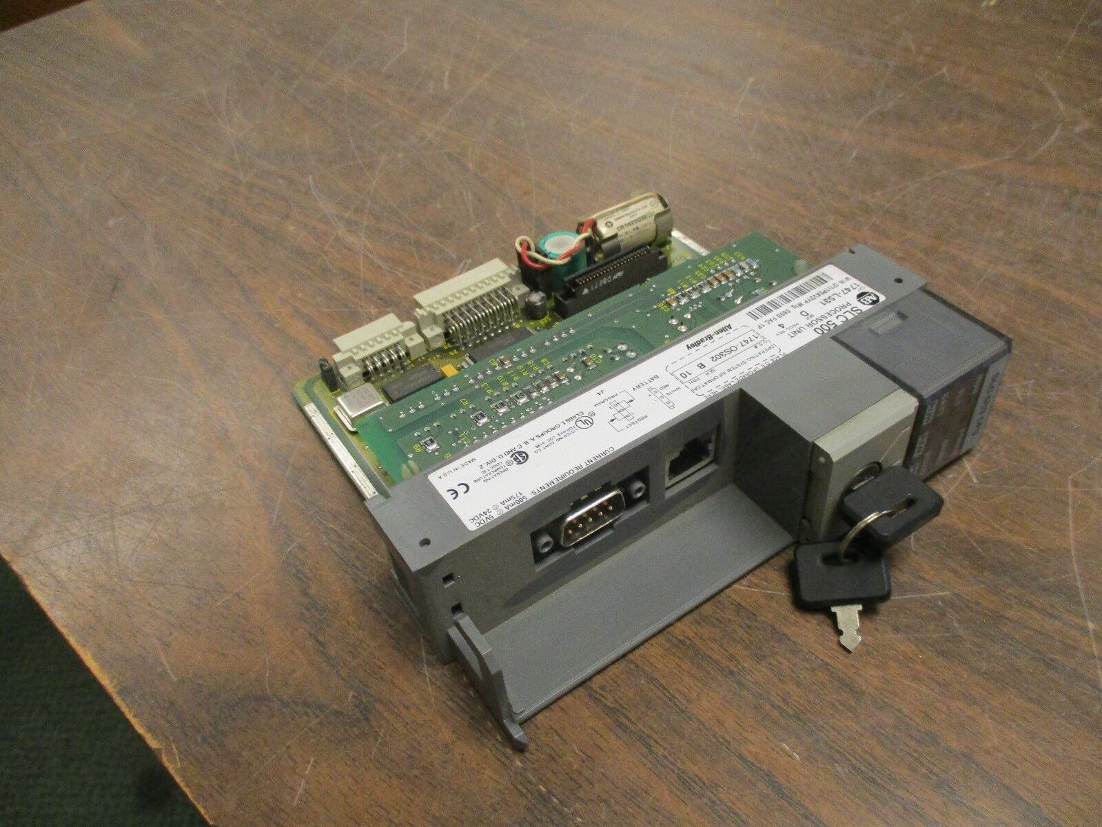 Allen-Bradley SLC 500 Processor Unit 1747-L531 Ser D Proc Rev 4 Used