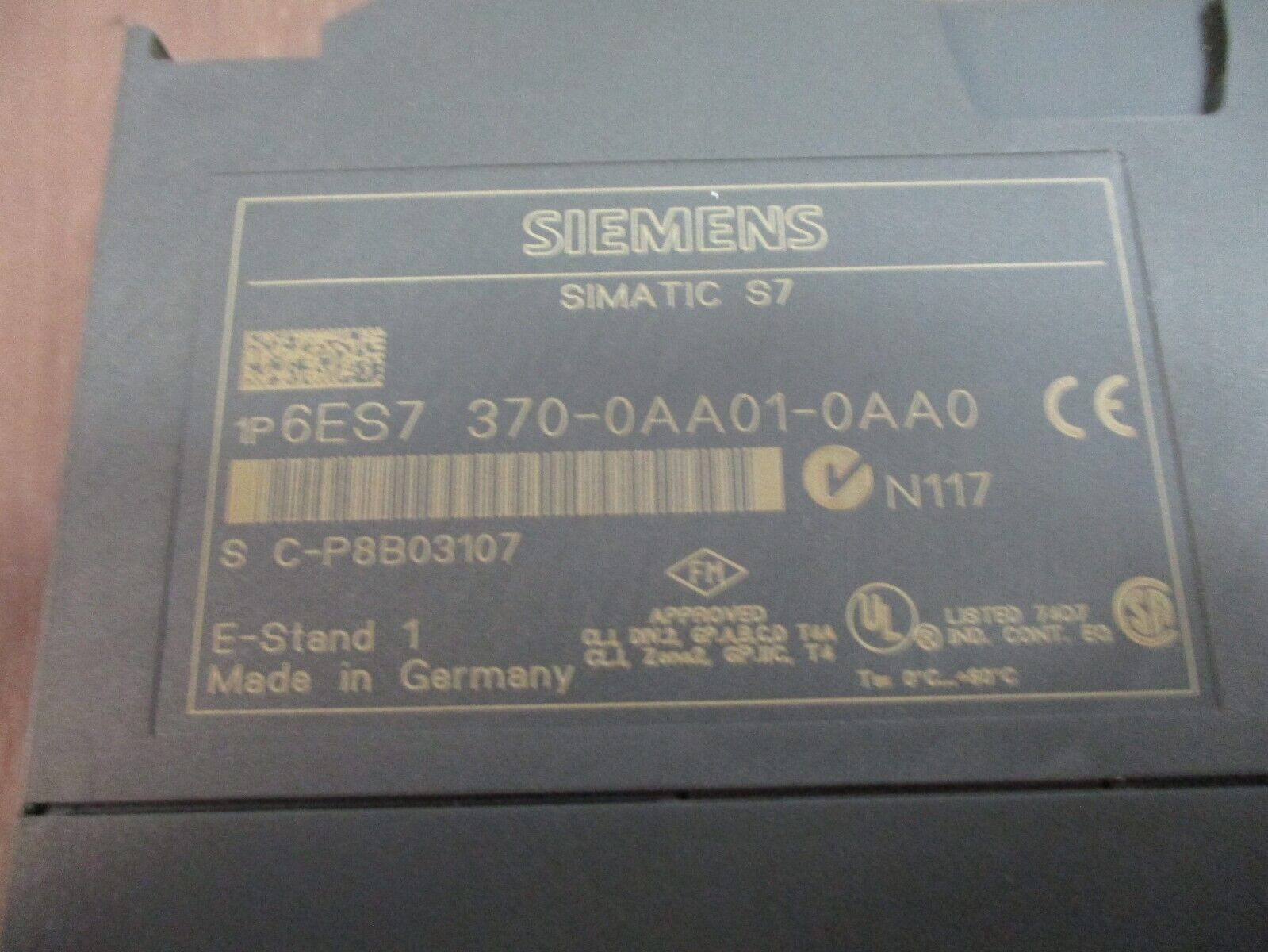 Siemens Simatic S7 Dummy Module 6ES7 370-0AA01-0AA0 Used