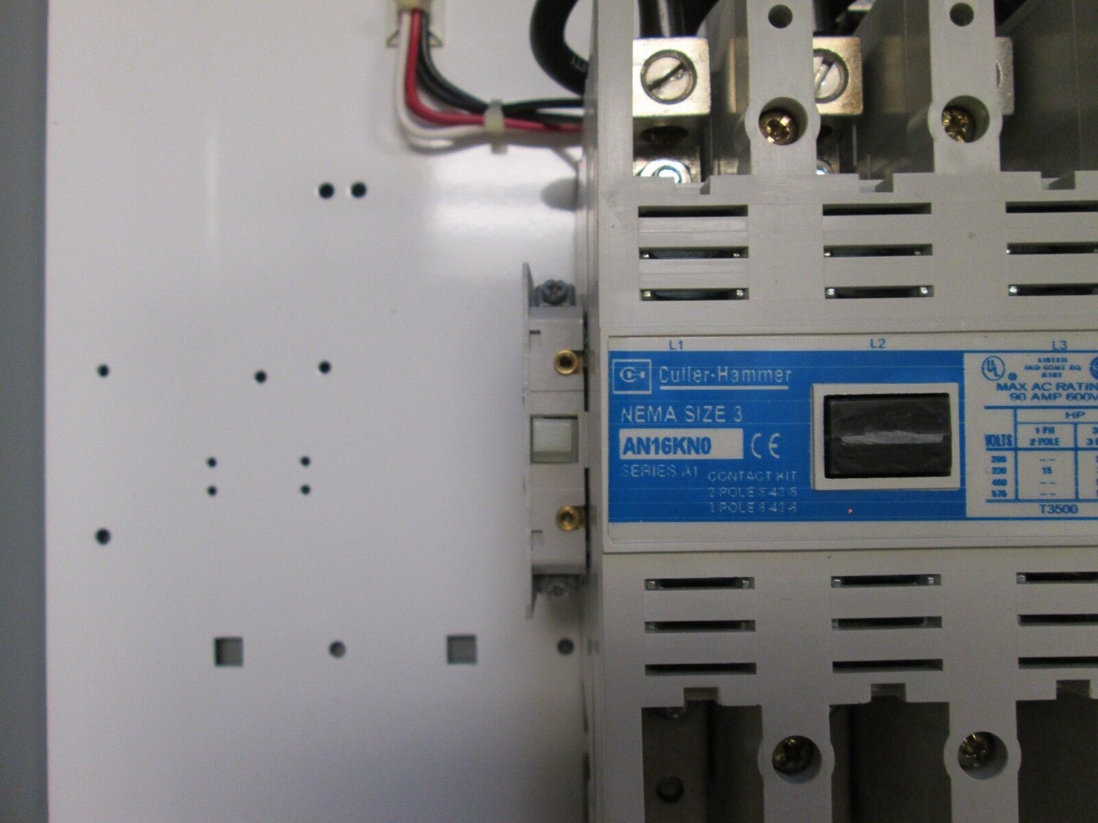 Cutler-Hammer Fusible Combination with Control Transformer, Size 3, AN16KN0, New