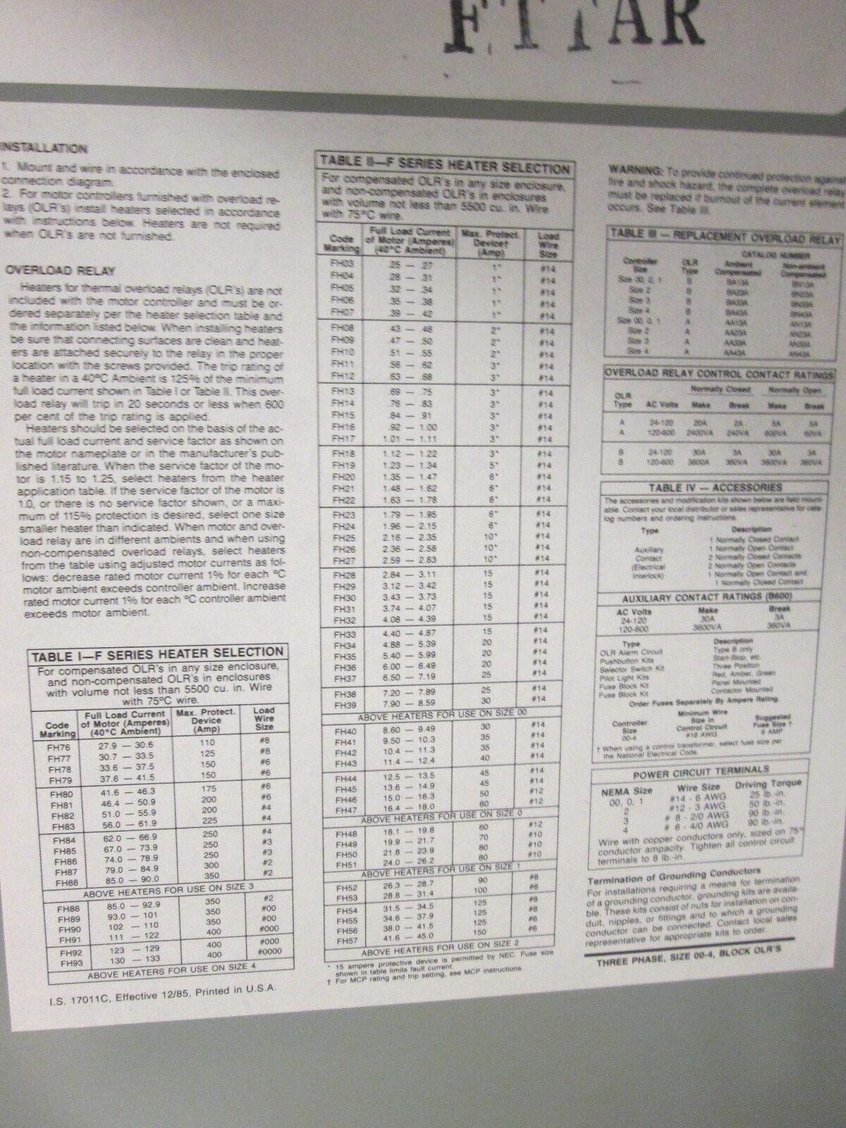 Challenger 2 Speed Enclosed Starter A220J0CW Size 0 nema 12 Enclosure 240V Coil