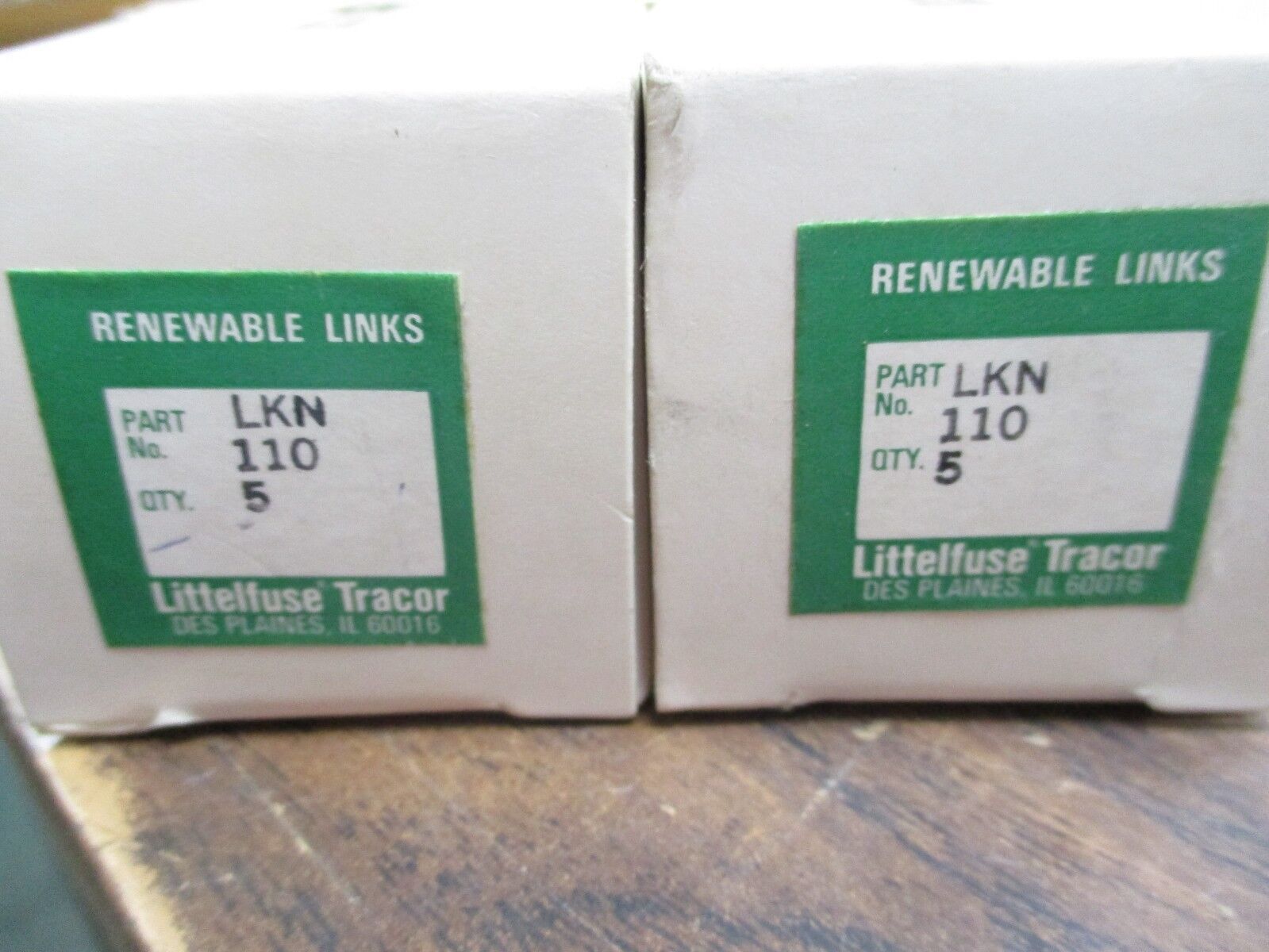 Littelfuse Renewable Links LKN 110 *Lot of 10* New Surplus