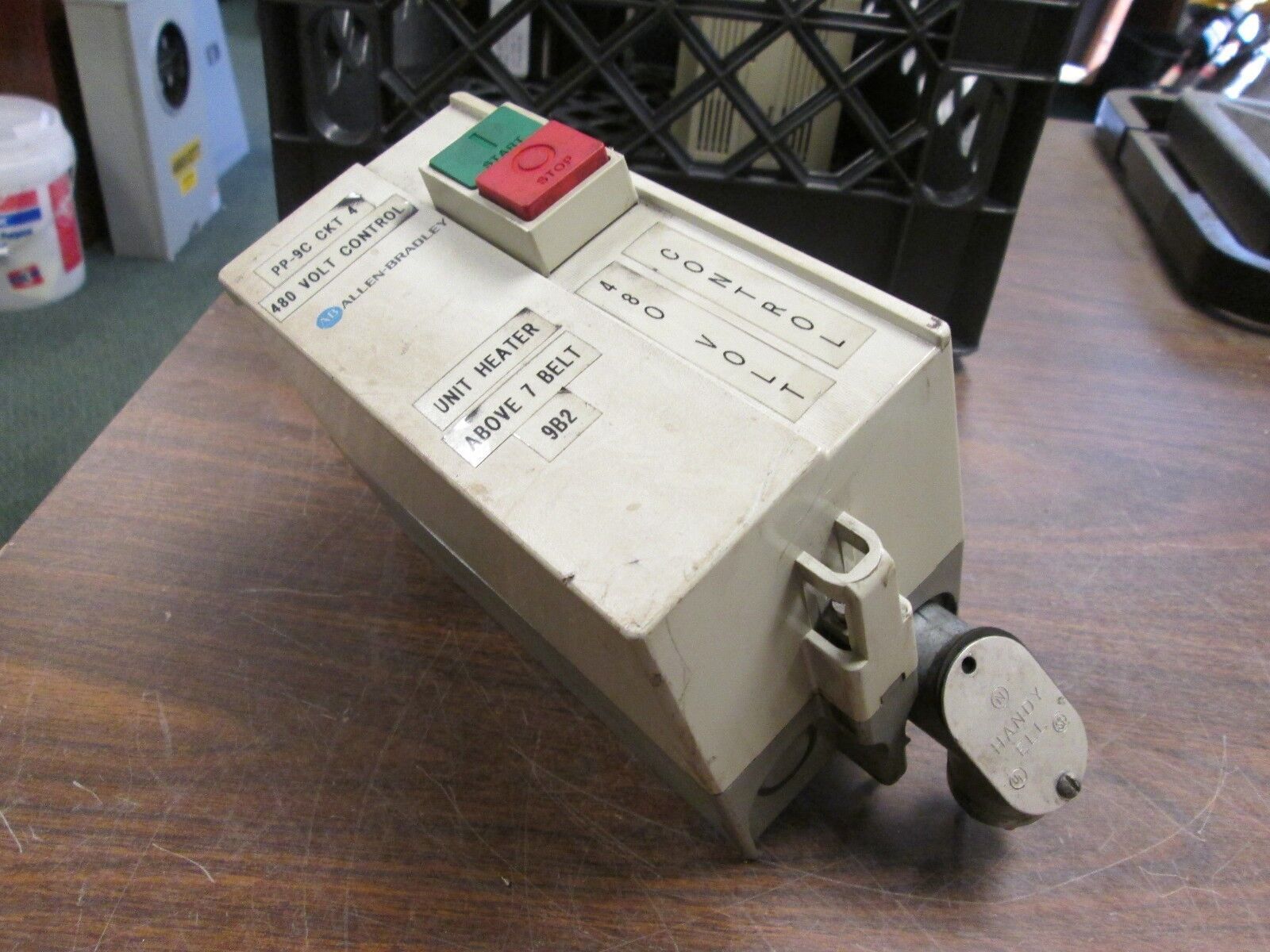 Allen-Bradley Enclosed Contactor 100-A12NB13 Solid State Overload 480V Coil Used