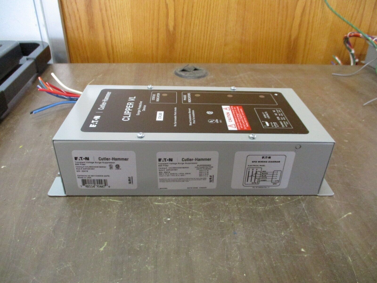 Eaton Surge Suppressor / EMI Filter CVL080CH208YBDRSX Style: A0PX2H1807 208V