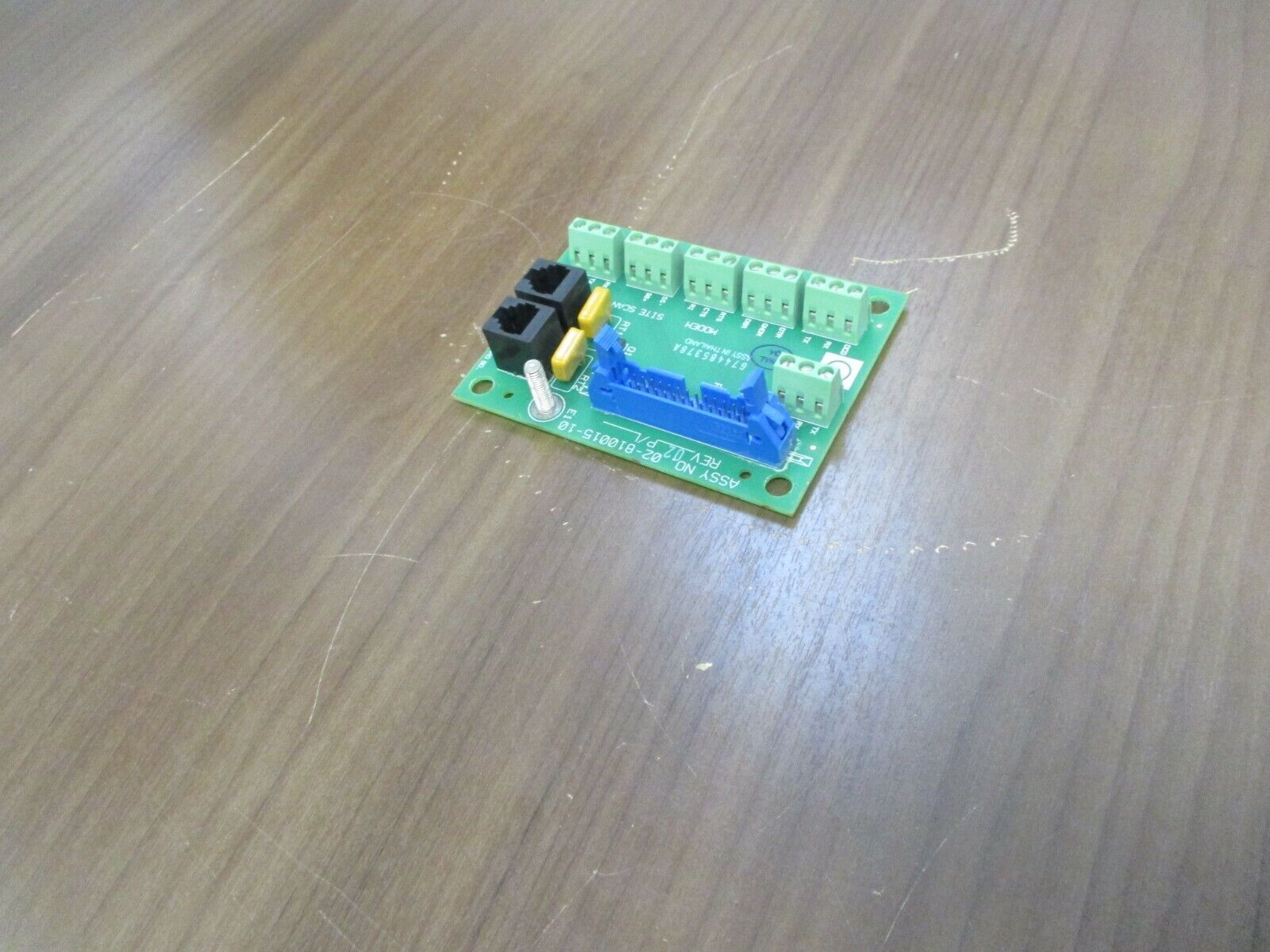Liebert Modem Site Scan PCB 02-810015-10 Rev. 02 Used