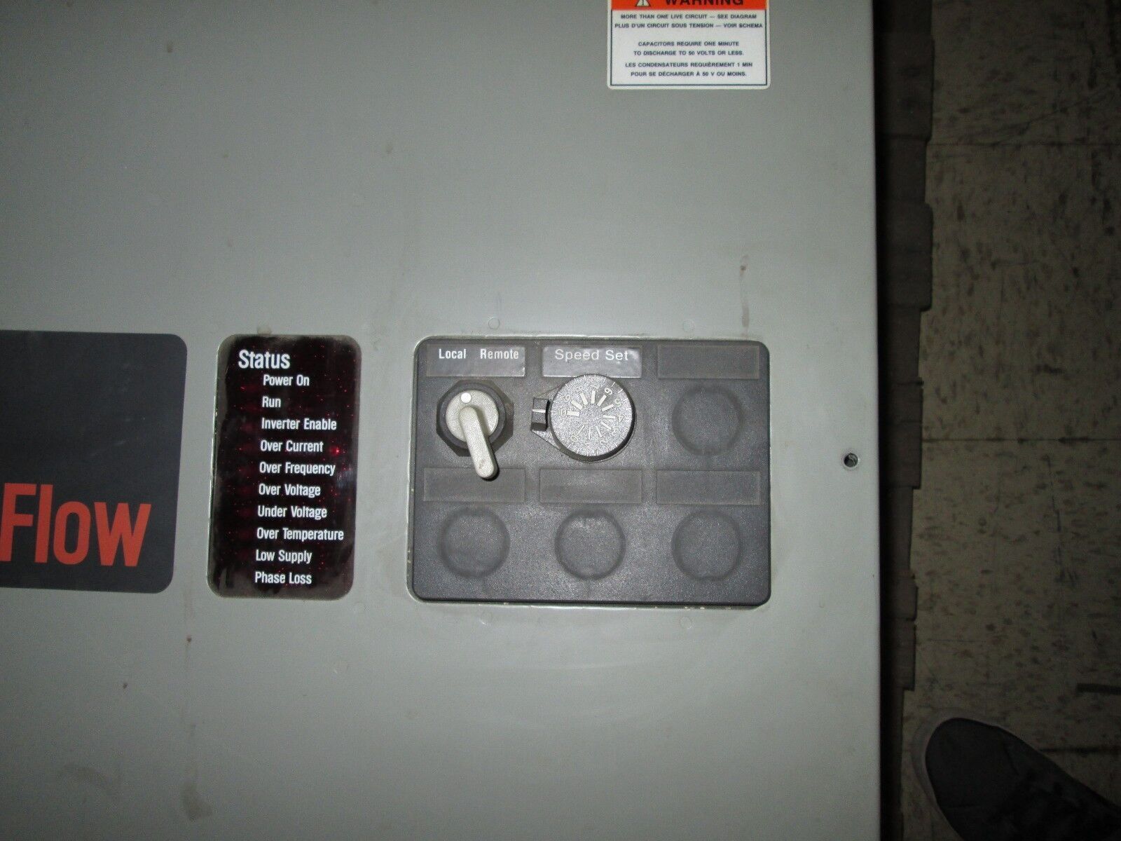Westinghouse AccuFlow AC Drive w/ Bypass AFT252-20359 25HP Inputs Outputs Used