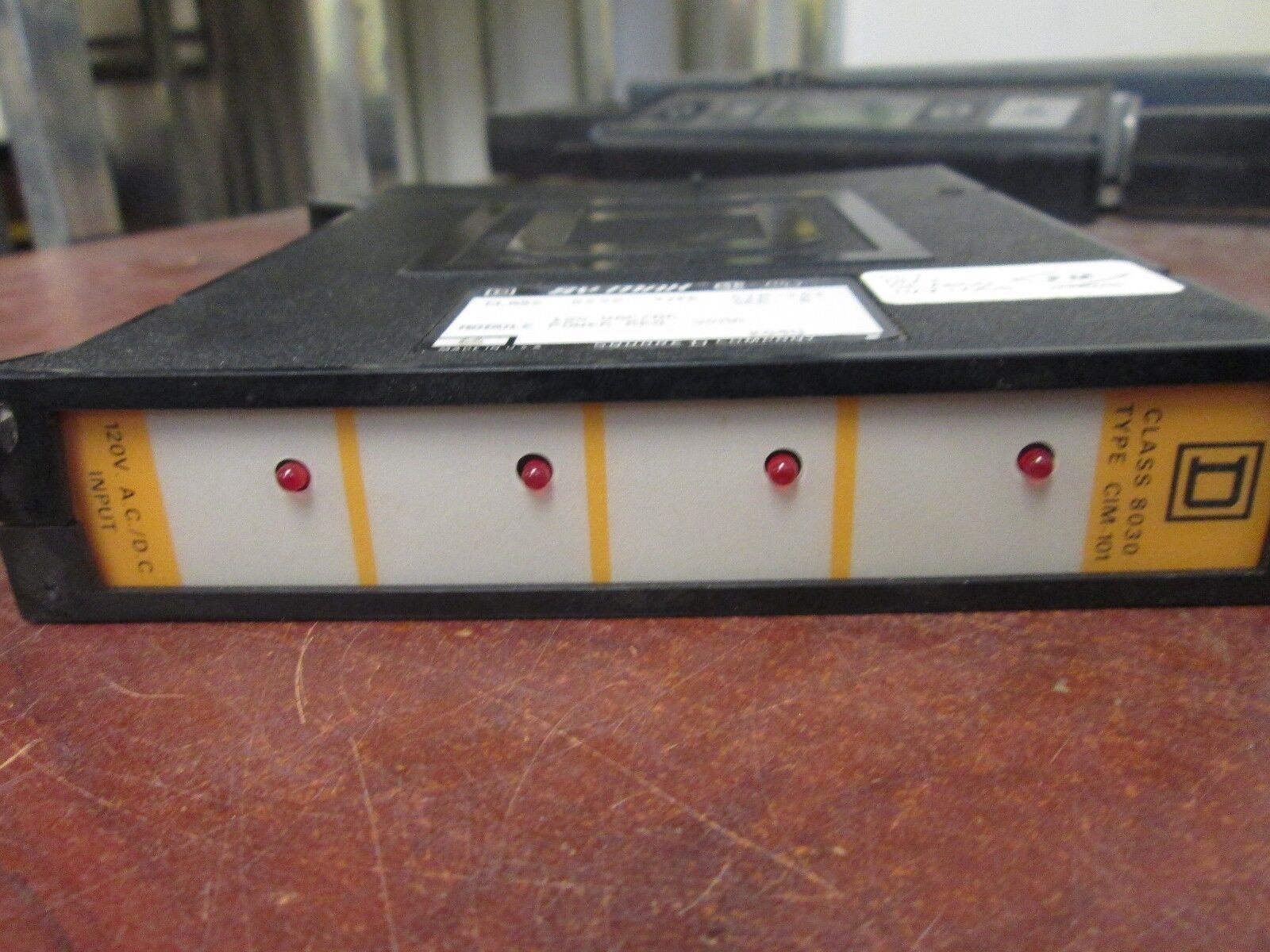 Square D Symax Input Module 8030 CIM-101 120V AC/DC 30mA Series B Used