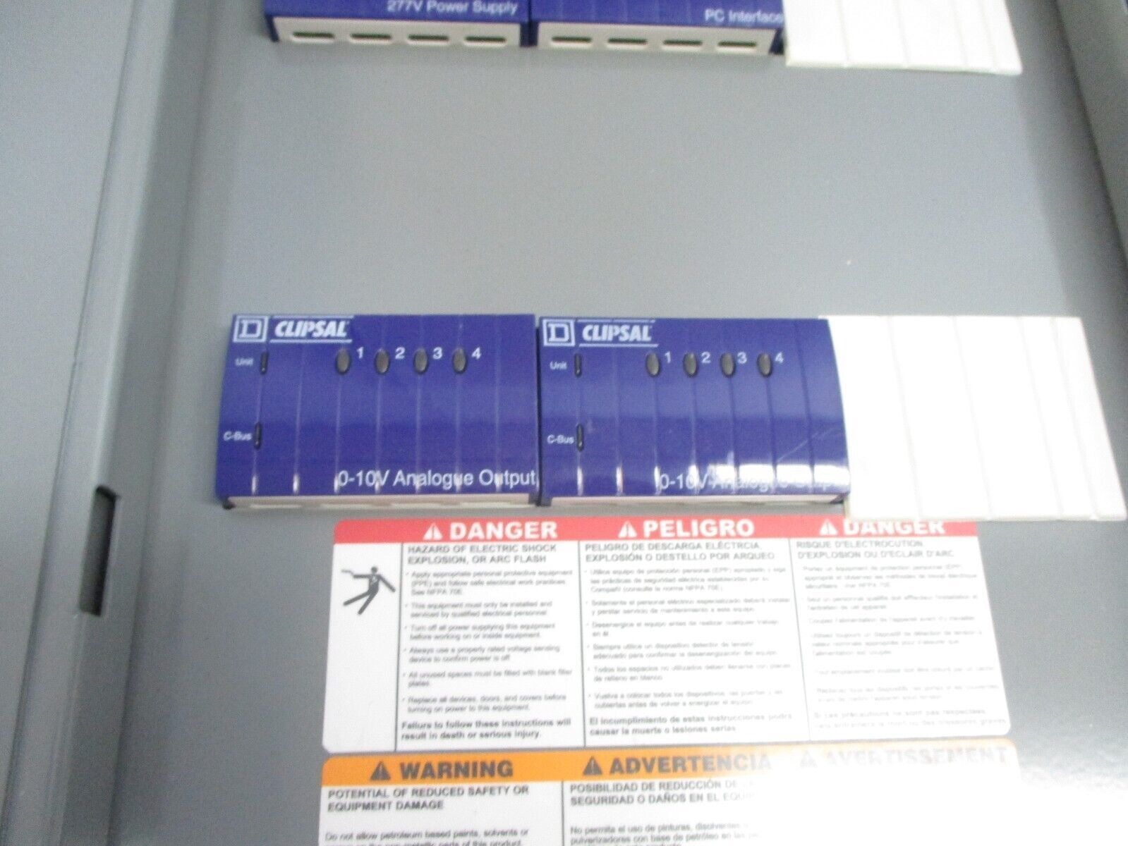 Square D Clipsal Control Panel SLC36MSSG Used
