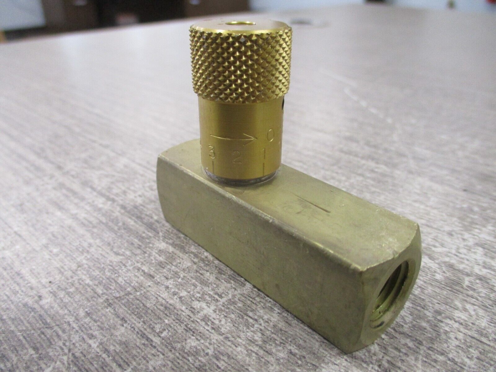 Deltrol Easy Read Flow Control Valve EF 20 B Used