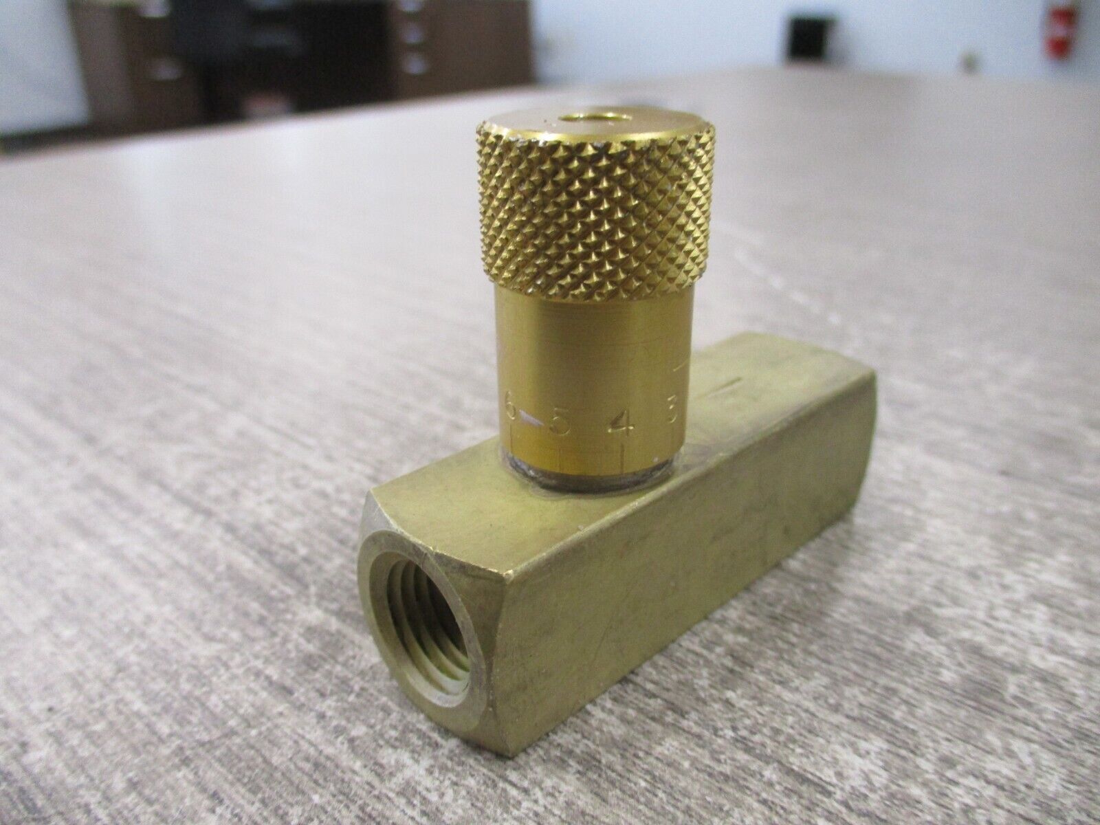 Deltrol Easy Read Flow Control Valve EF 20 B Used