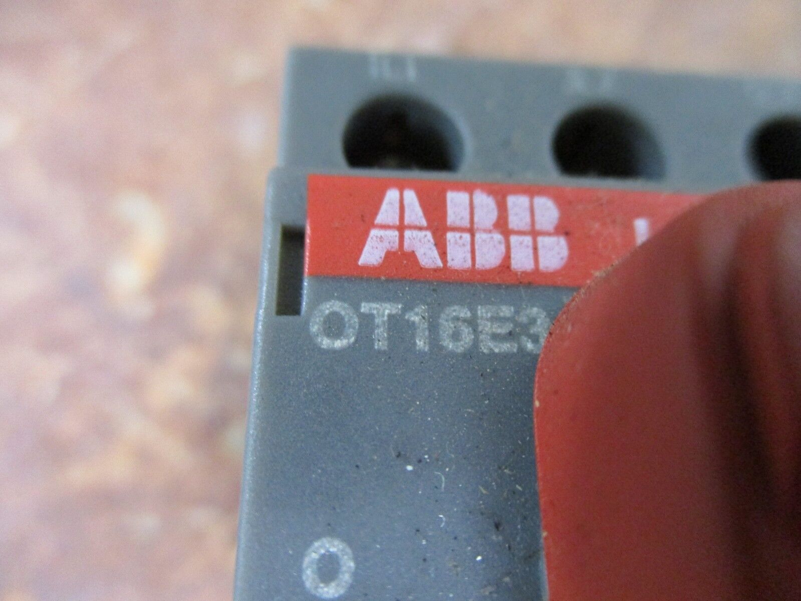 ABB Disconnect Switch OT16E3 16A 600V 3P Used