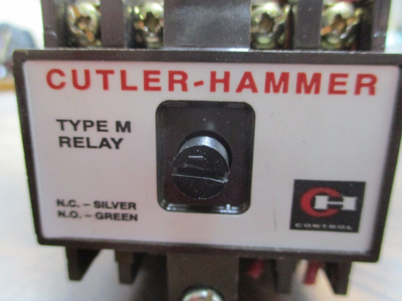 Cutler-Hammer Type M Relay w/ Accessory D26M/D26MD 120V Coil Used