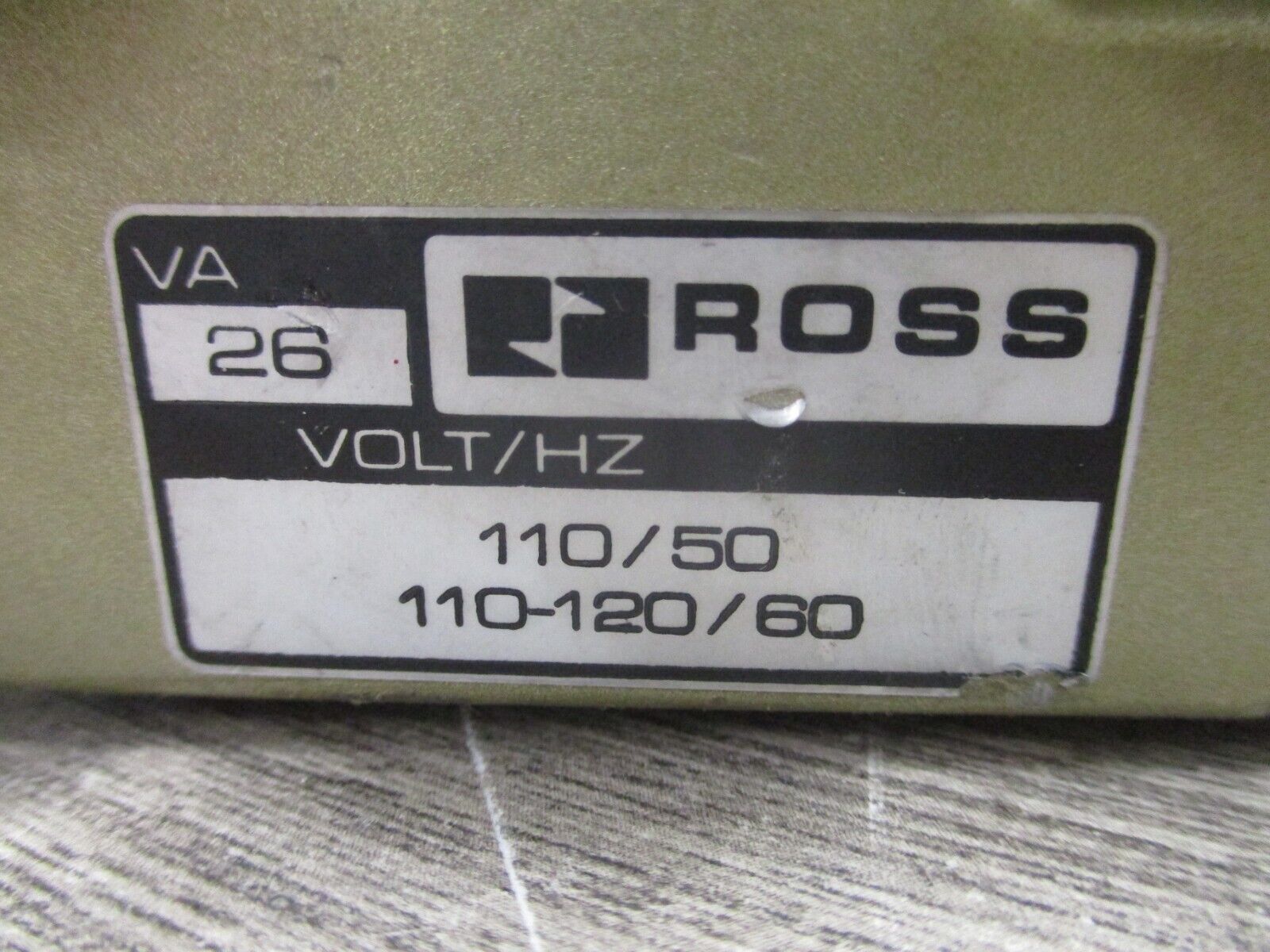 Ross Solenoid Valve W7016A2332 100-130V 60HZ New Surplus