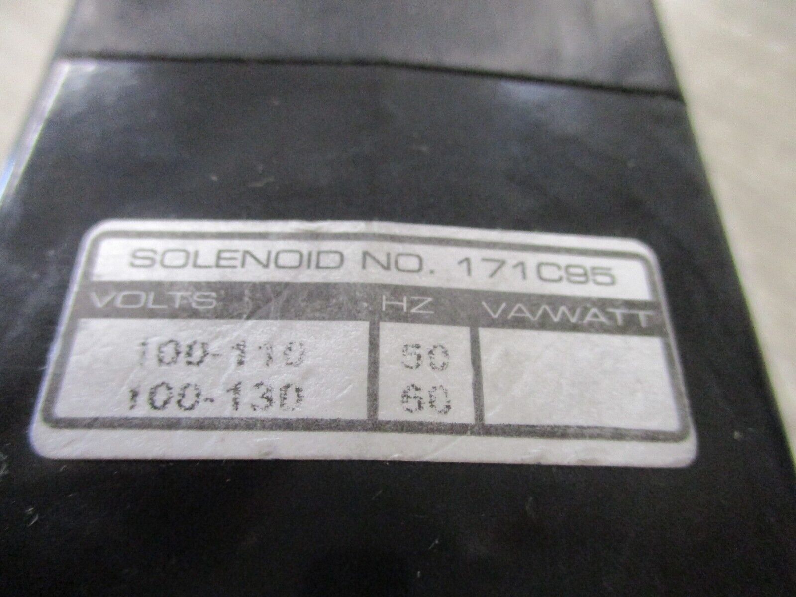 Ross Solenoid Valve W7016A2332 100-130V 60HZ New Surplus