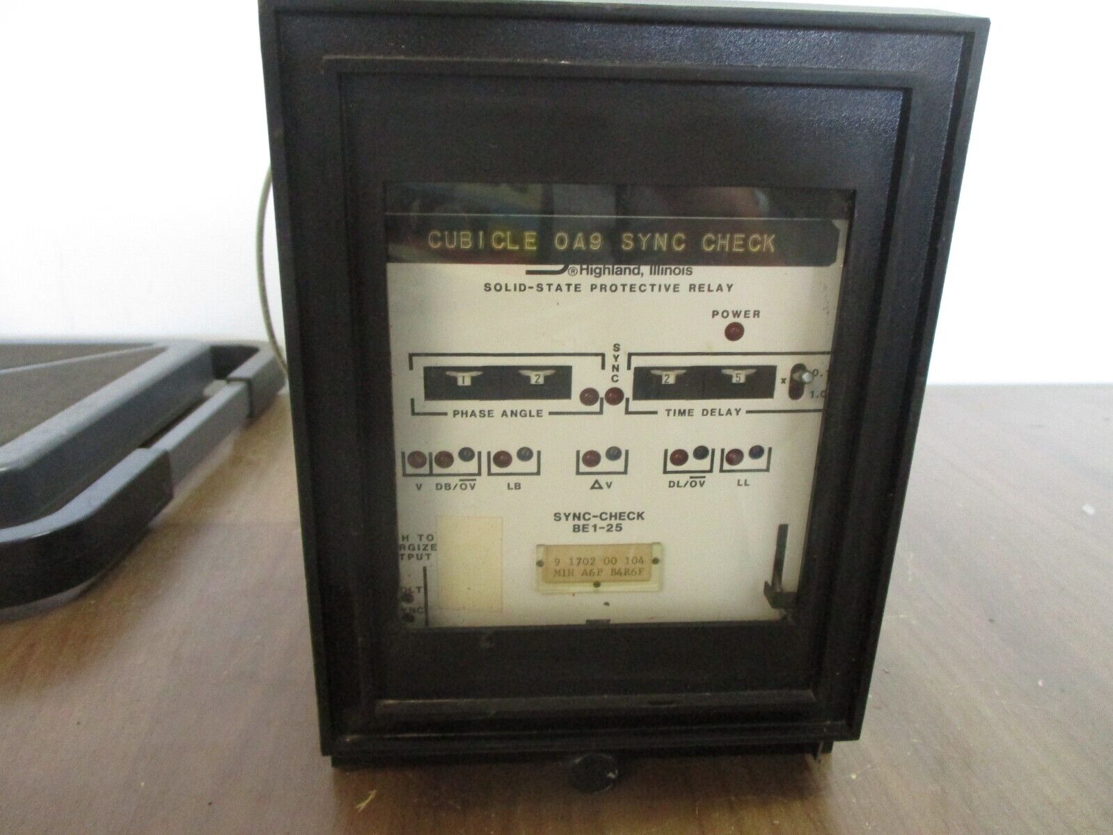 Basler Electric Sync-Check Relay BE1-25 Used