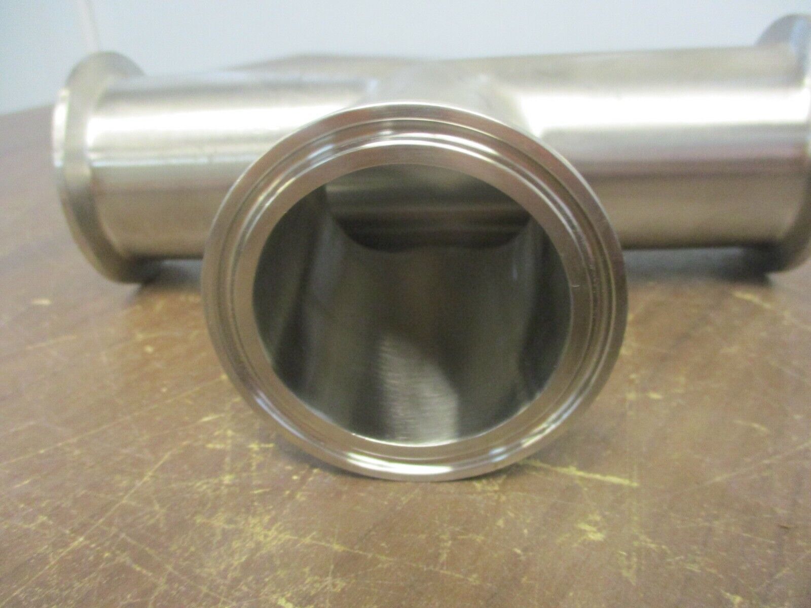 Dixon Stainless Steel Sanitary Tee B7MP-R200 (3) 2" Ends Used